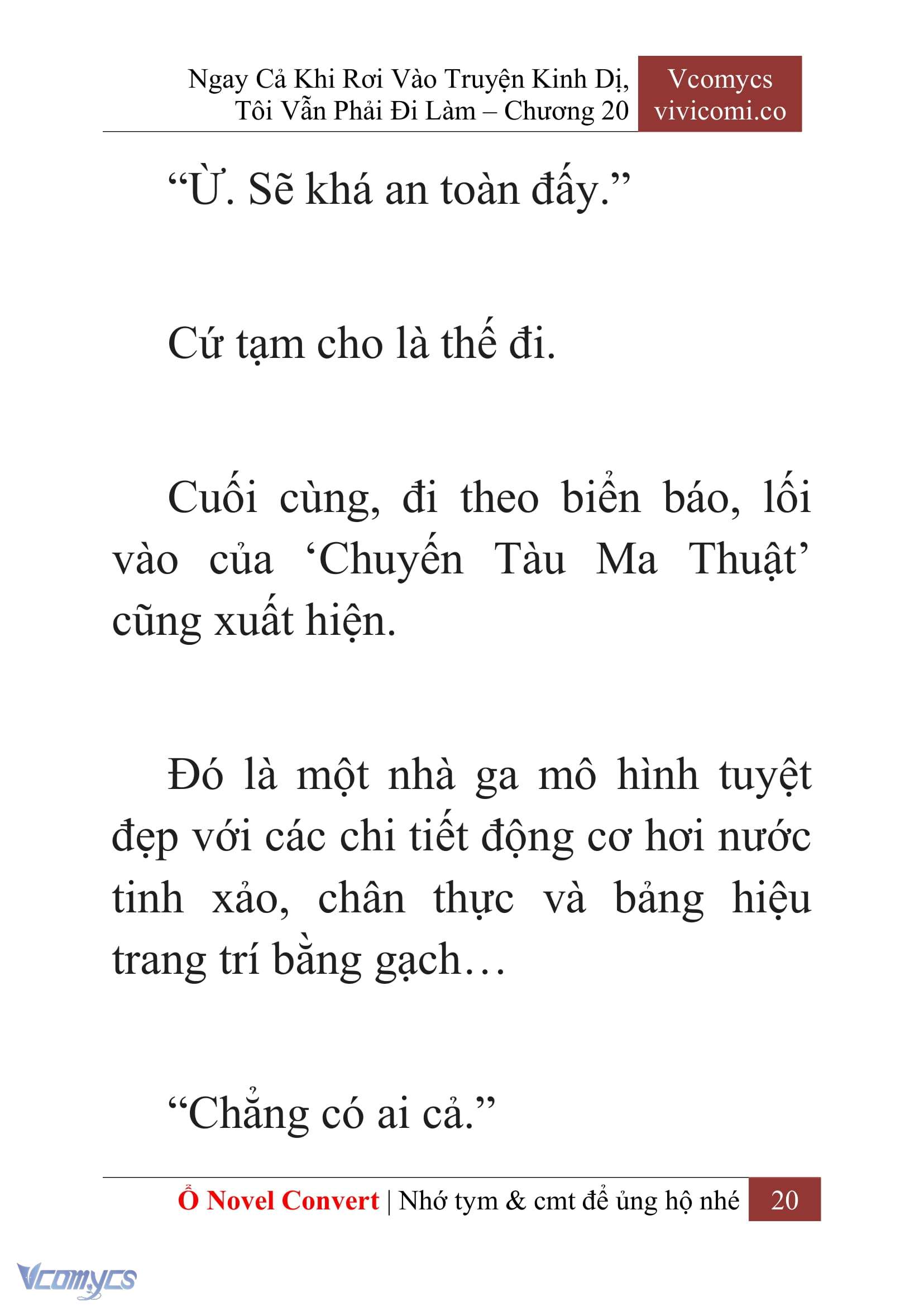 [Novel] Ngay Cả Khi Rơi Vào Truyện Kinh Dị, Tôi Vẫn Phải Đi Làm Chap 20 - Trang 2