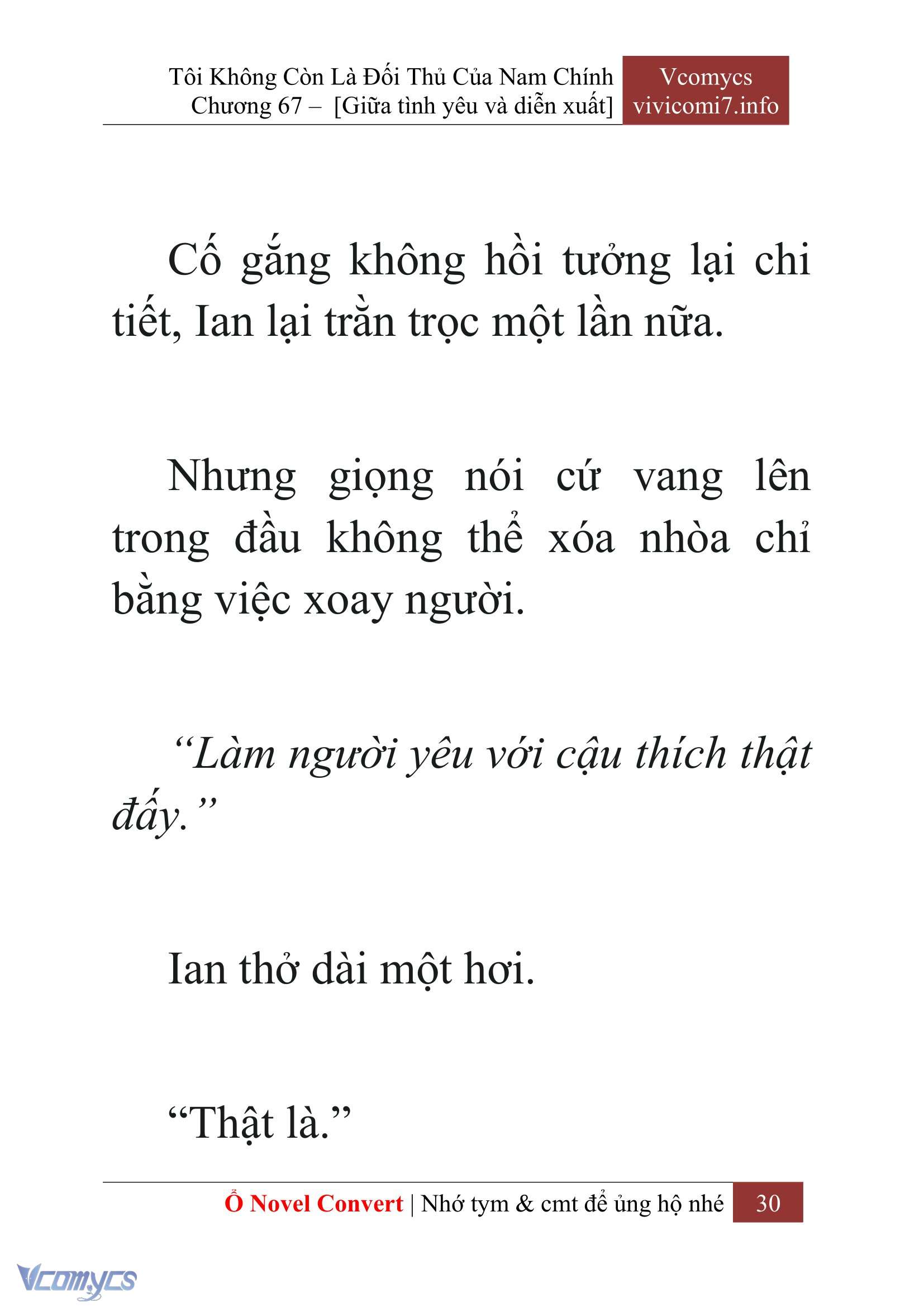 [Novel] Tôi Không Còn Là Đối Thủ Của Nam Chính Chap 67 - Trang 2