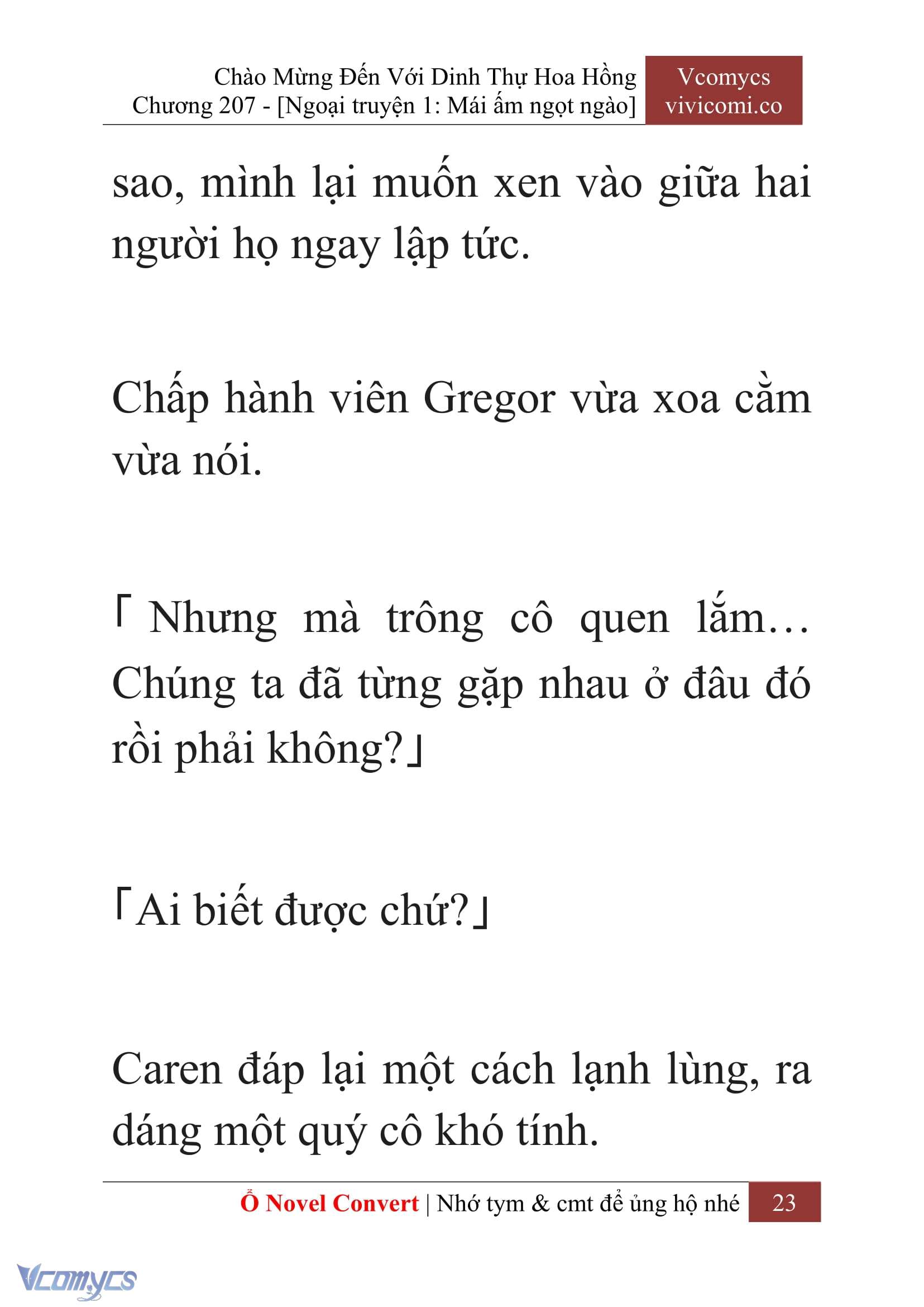 [Novel] Chào Mừng Đến Với Dinh Thự Hoa Hồng Chap 207 - Trang 2