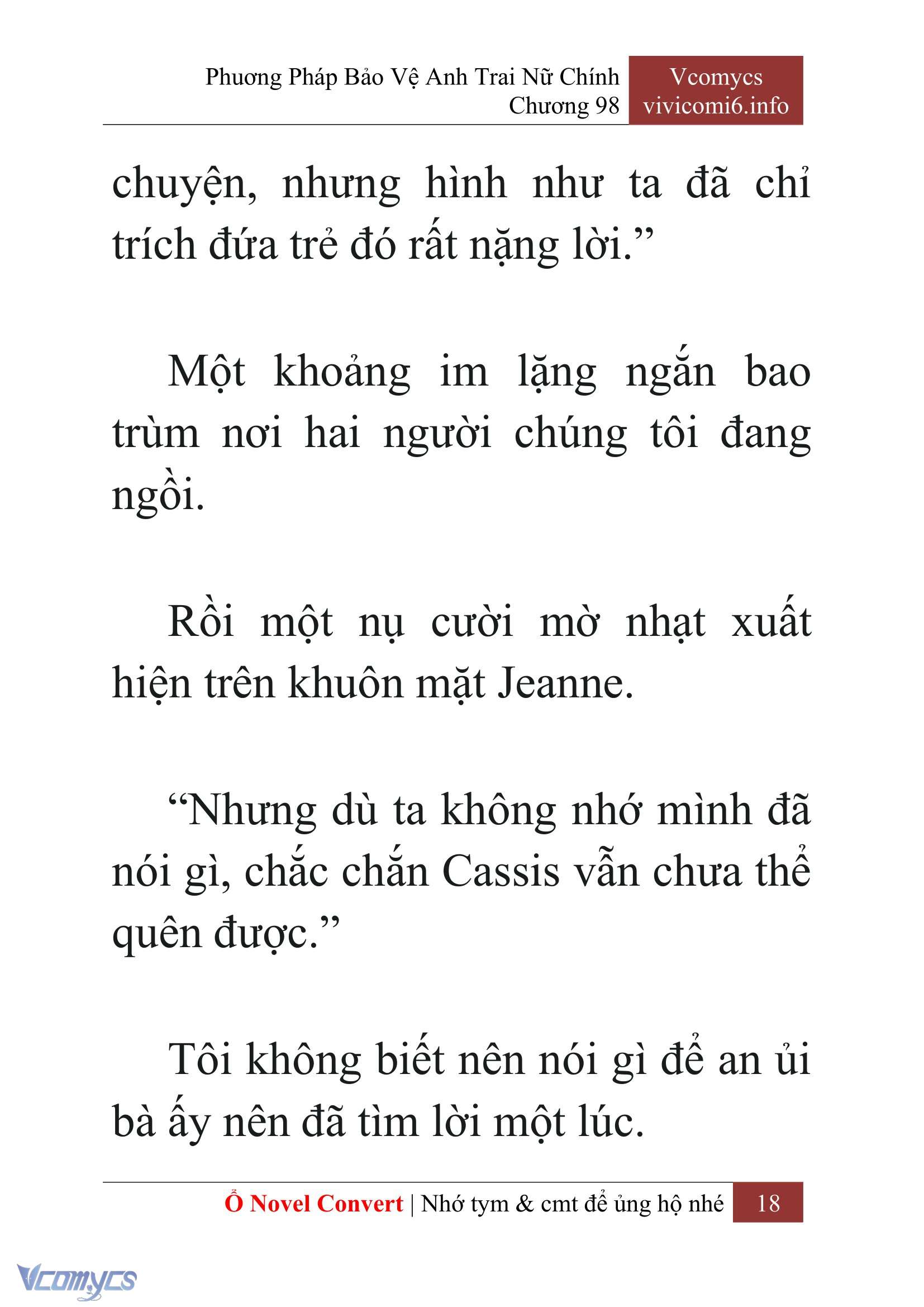 [Novel] Phương Pháp Bảo Vệ Anh Trai Nữ Chính Chap 98 - Trang 2