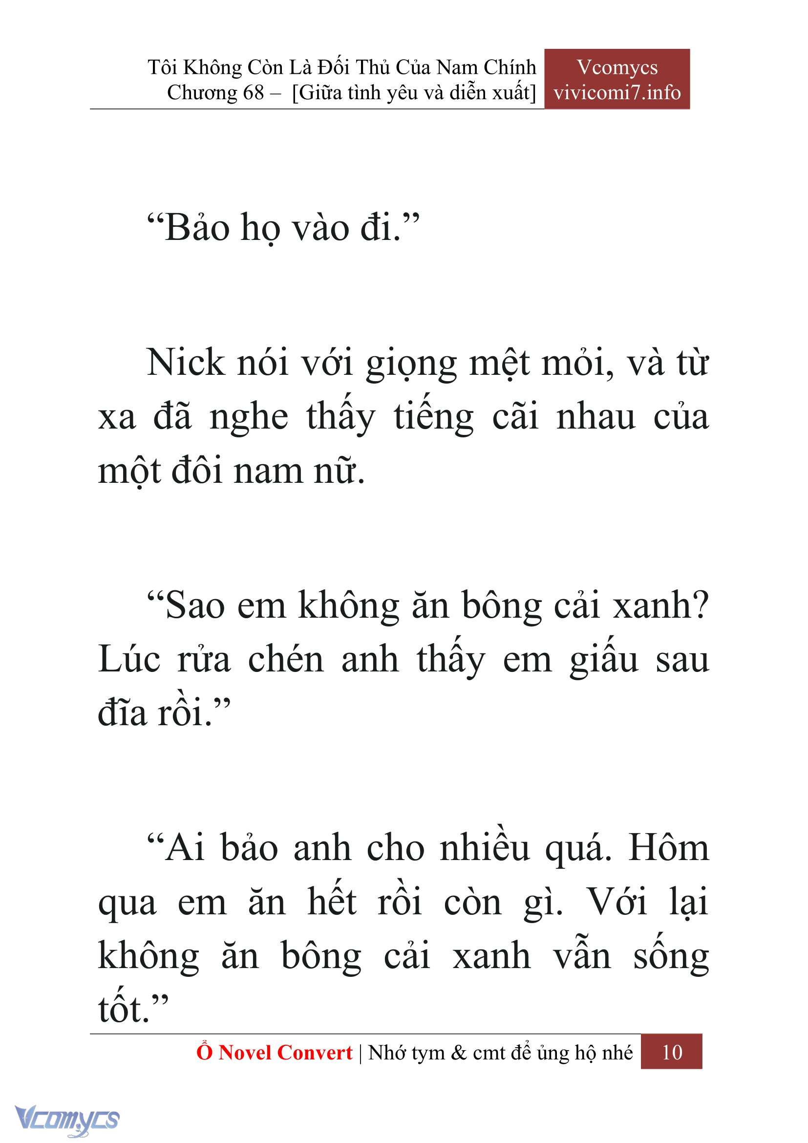 [Novel] Tôi Không Còn Là Đối Thủ Của Nam Chính Chap 68 - Trang 2