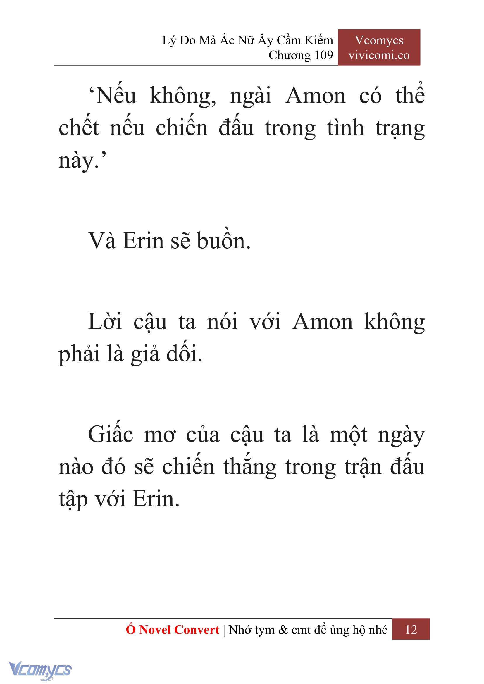 [Novel] Lý Do Mà Ác Nữ Ấy Cầm Kiếm Chap 109 - Trang 2