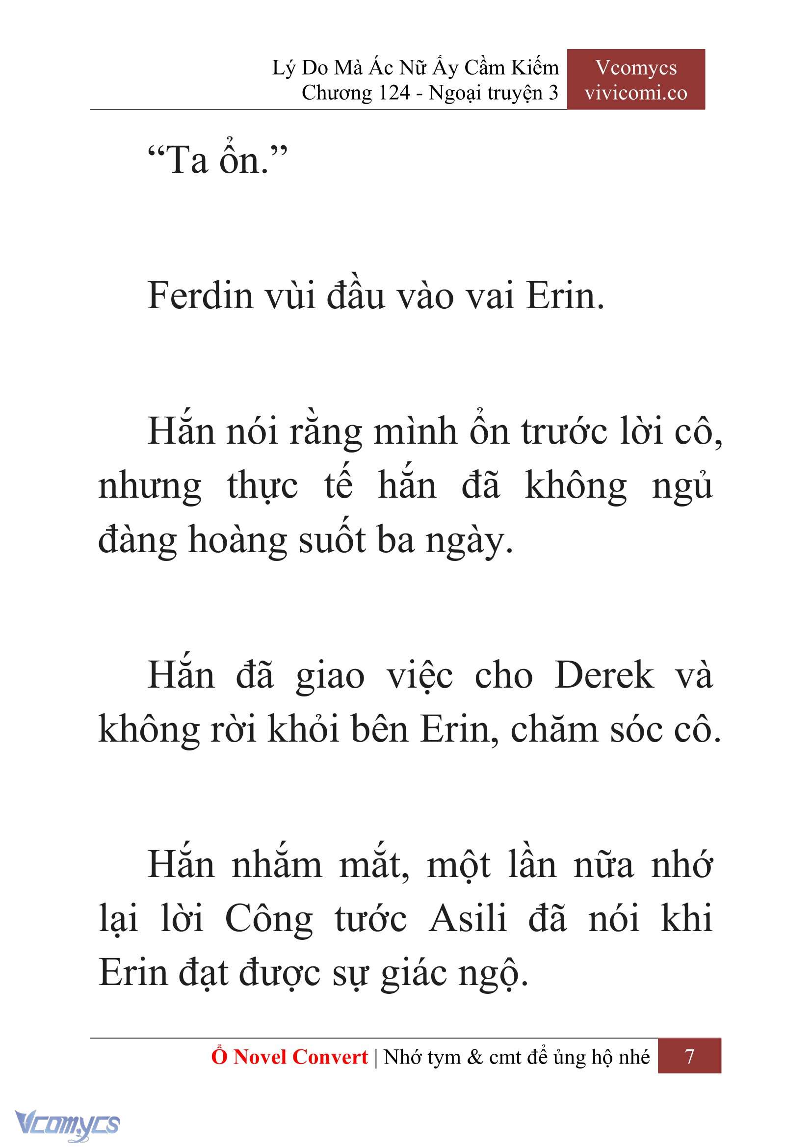 [Novel] Lý Do Mà Ác Nữ Ấy Cầm Kiếm Chap 124 - Trang 2