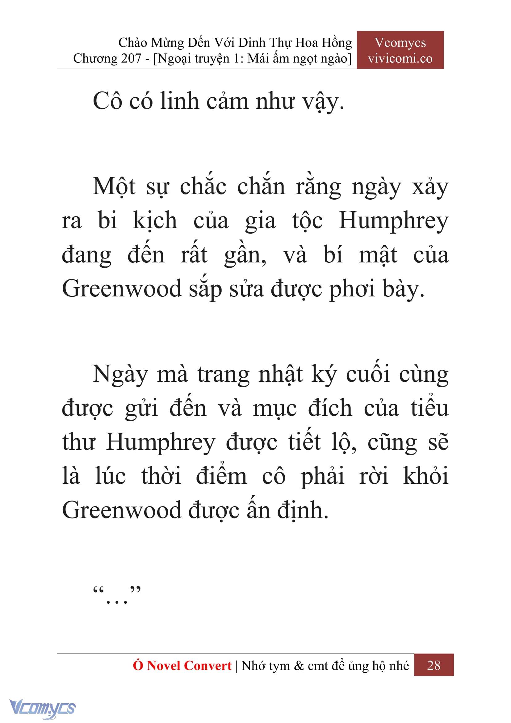 [Novel] Chào Mừng Đến Với Dinh Thự Hoa Hồng Chap 207 - Trang 2