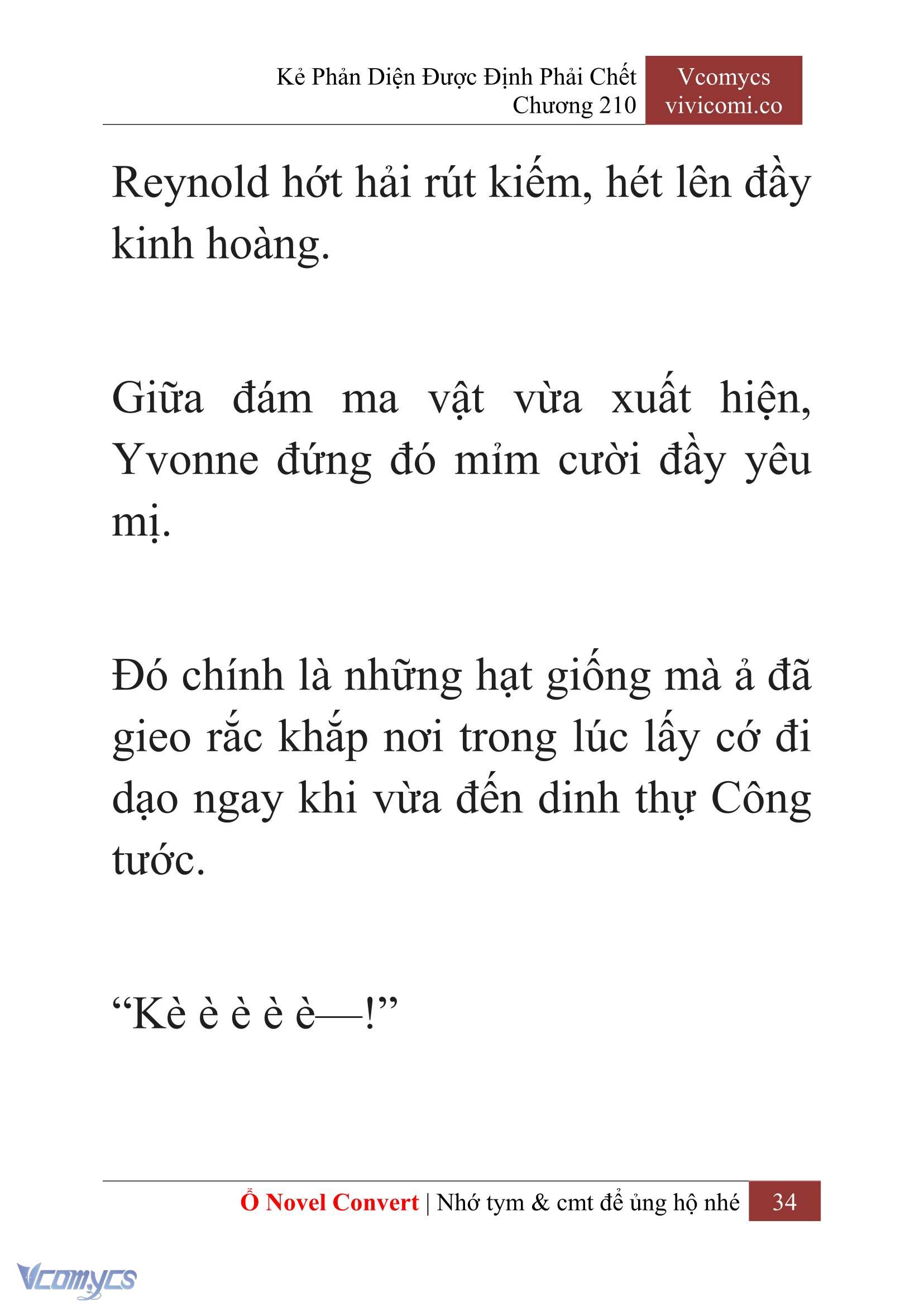 [Novel] Kẻ Phản Diện Được Định Phải Chết Chap 210 - Trang 2
