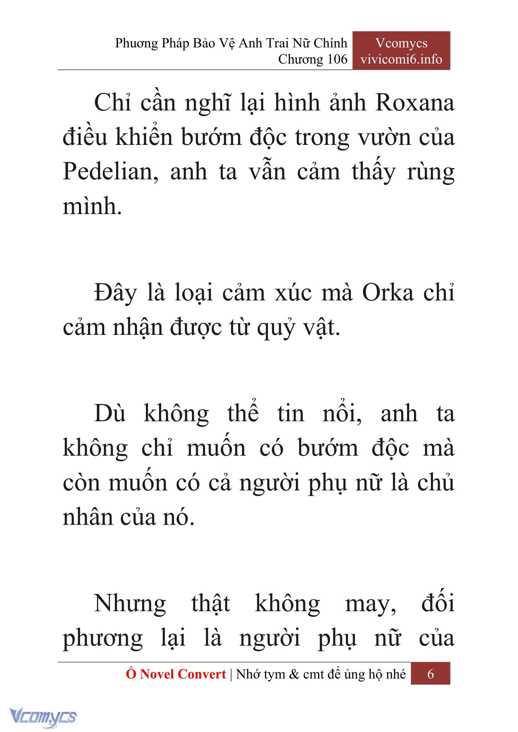 [Novel] Phương Pháp Bảo Vệ Anh Trai Nữ Chính Chap 106 - Trang 2