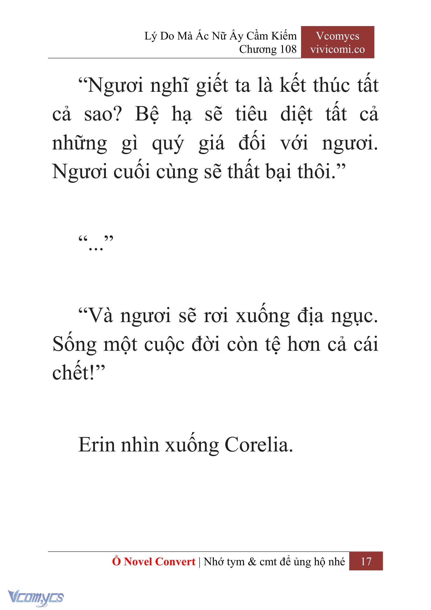 [Novel] Lý Do Mà Ác Nữ Ấy Cầm Kiếm Chap 108 - Trang 2