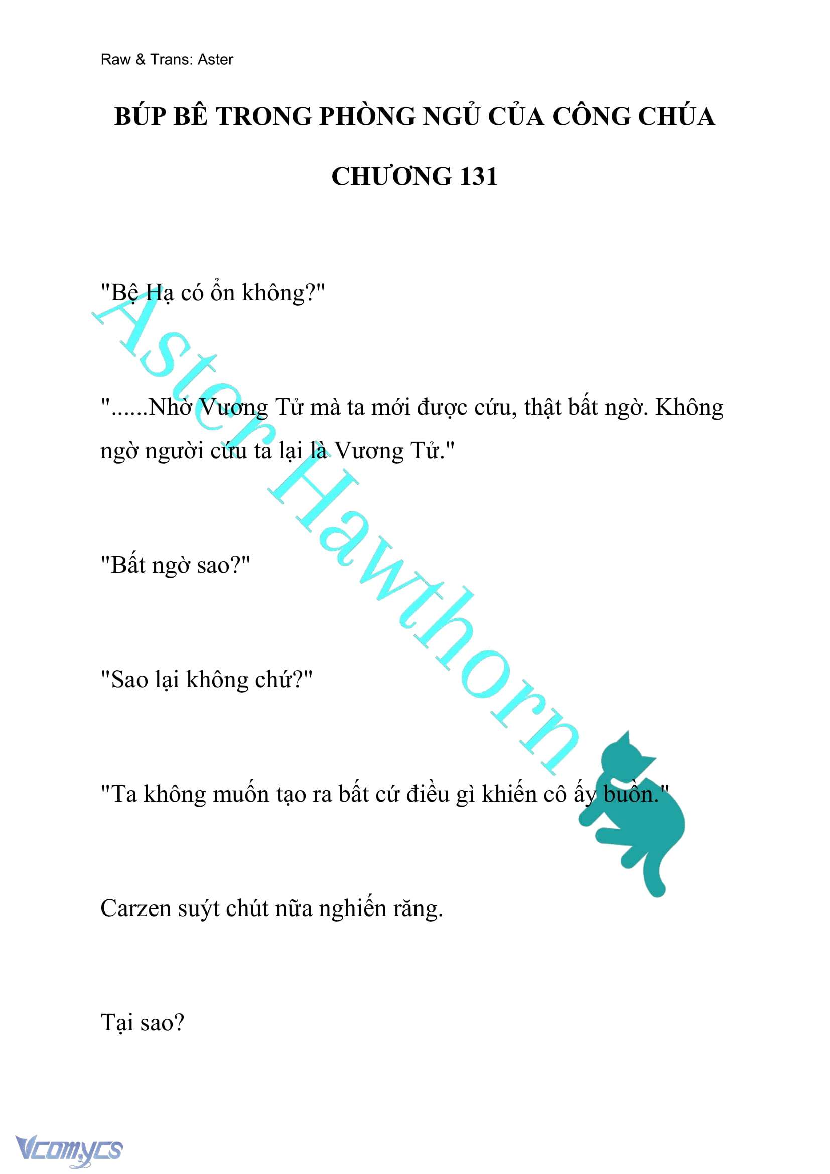 [NOVEL] Búp Bê Trong Phòng Ngủ Của Công Chúa Chap 131 - Trang 2