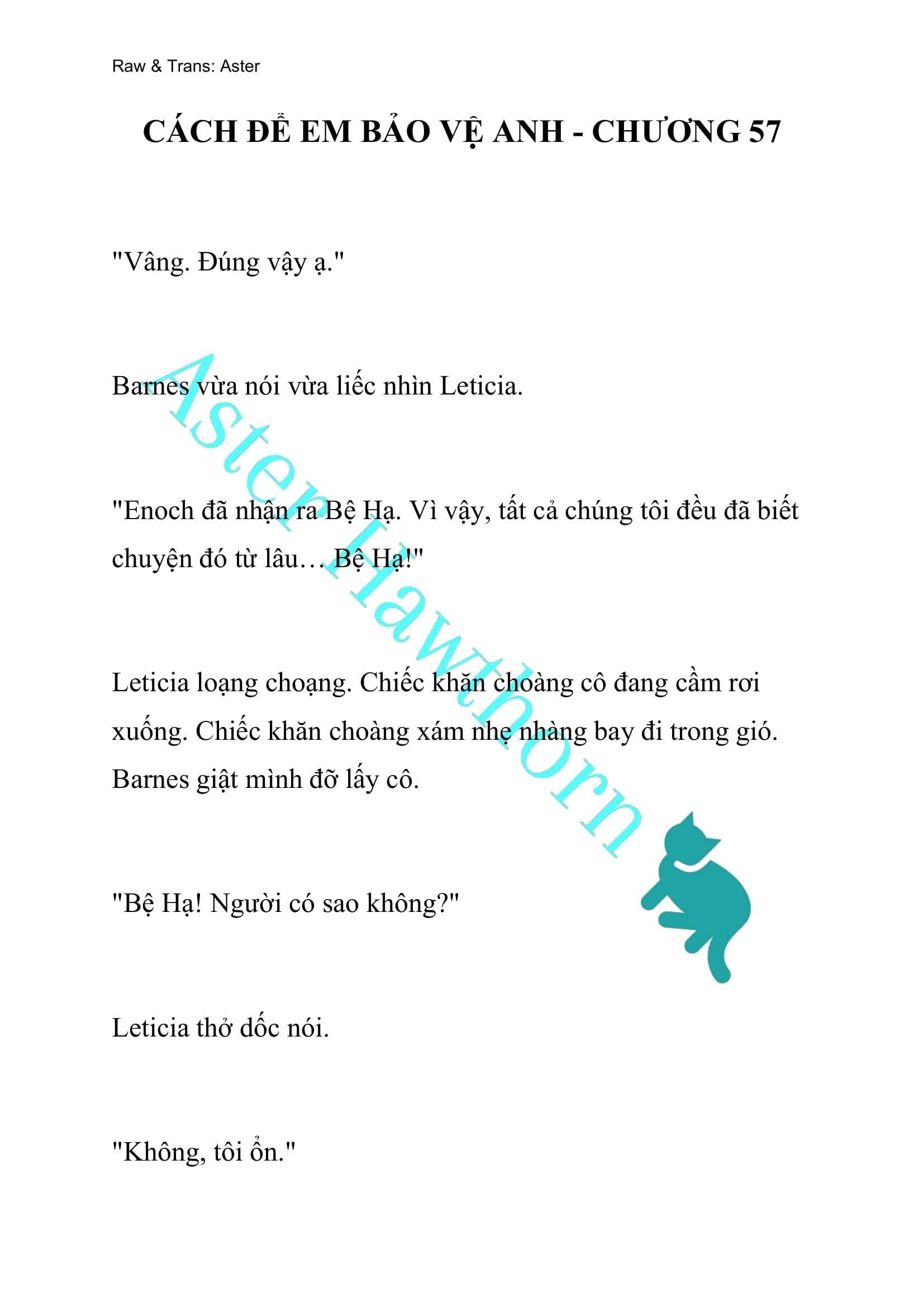 [NOVEL] Cách Để Em Bảo Vệ Anh Chap 57 - Trang 2