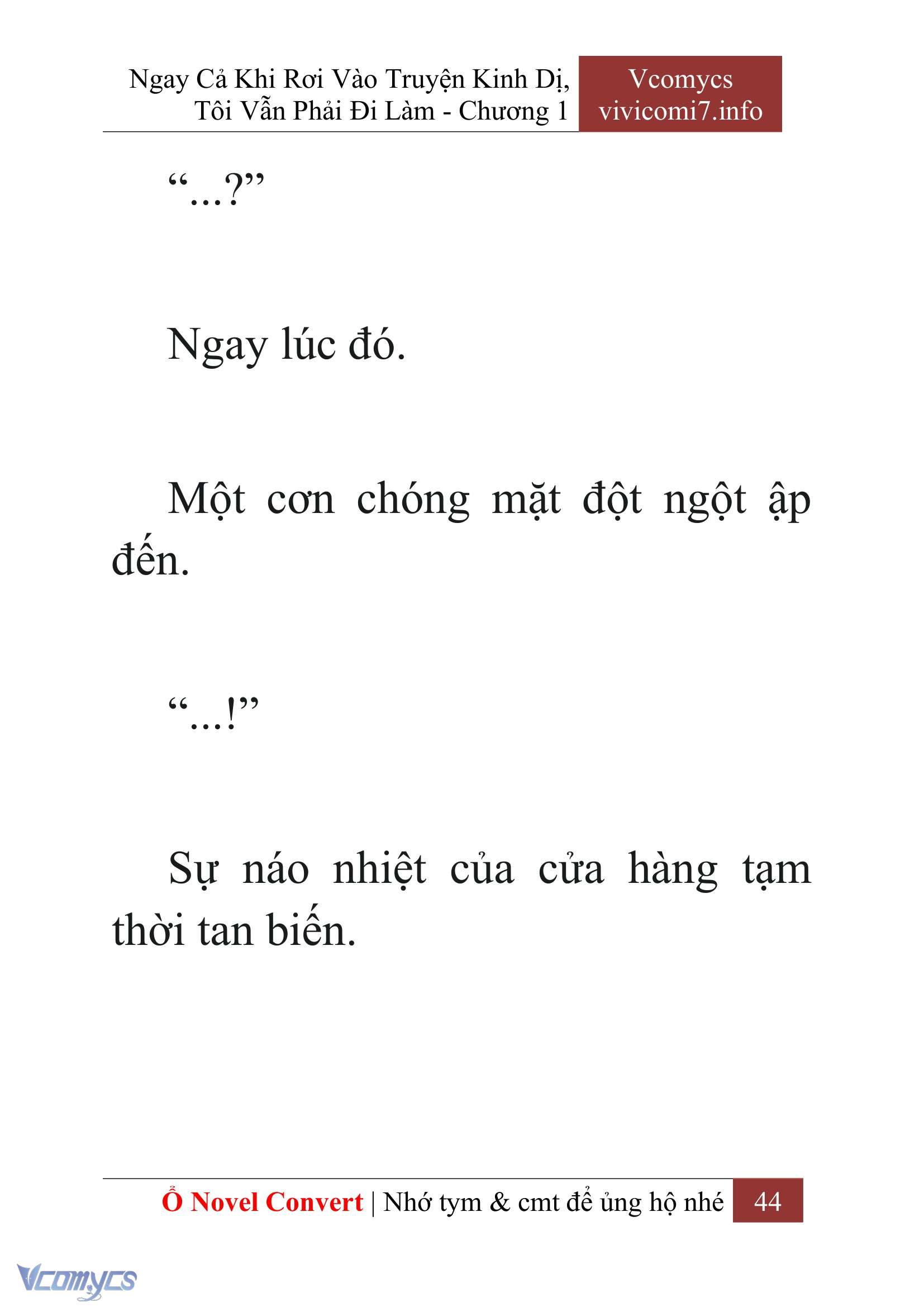 [Novel] Ngay Cả Khi Rơi Vào Truyện Kinh Dị, Tôi Vẫn Phải Đi Làm Chap 1 - Trang 2