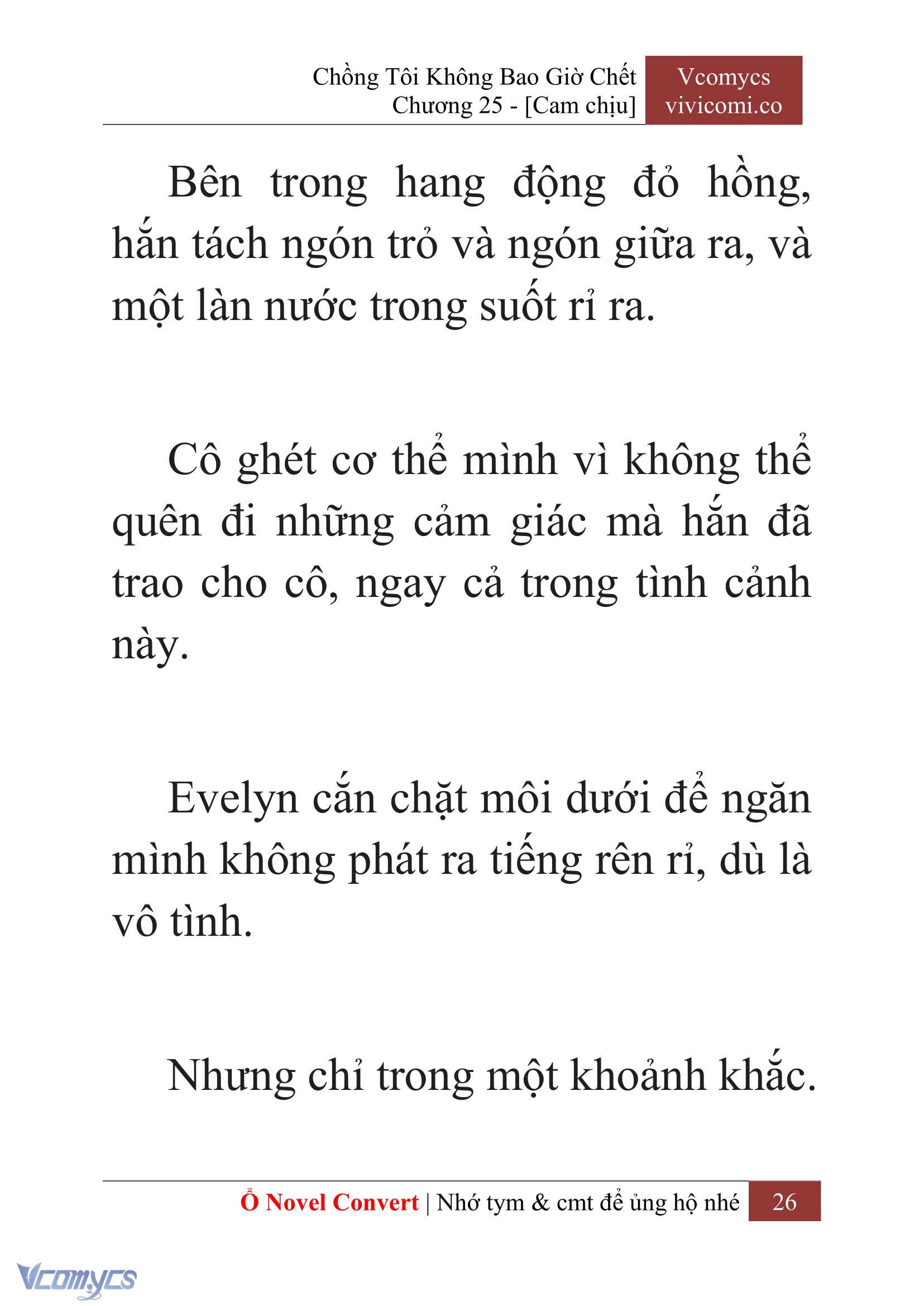 [Novel] Chồng Tôi Không Bao Giờ Chết Chap 25 - Trang 2