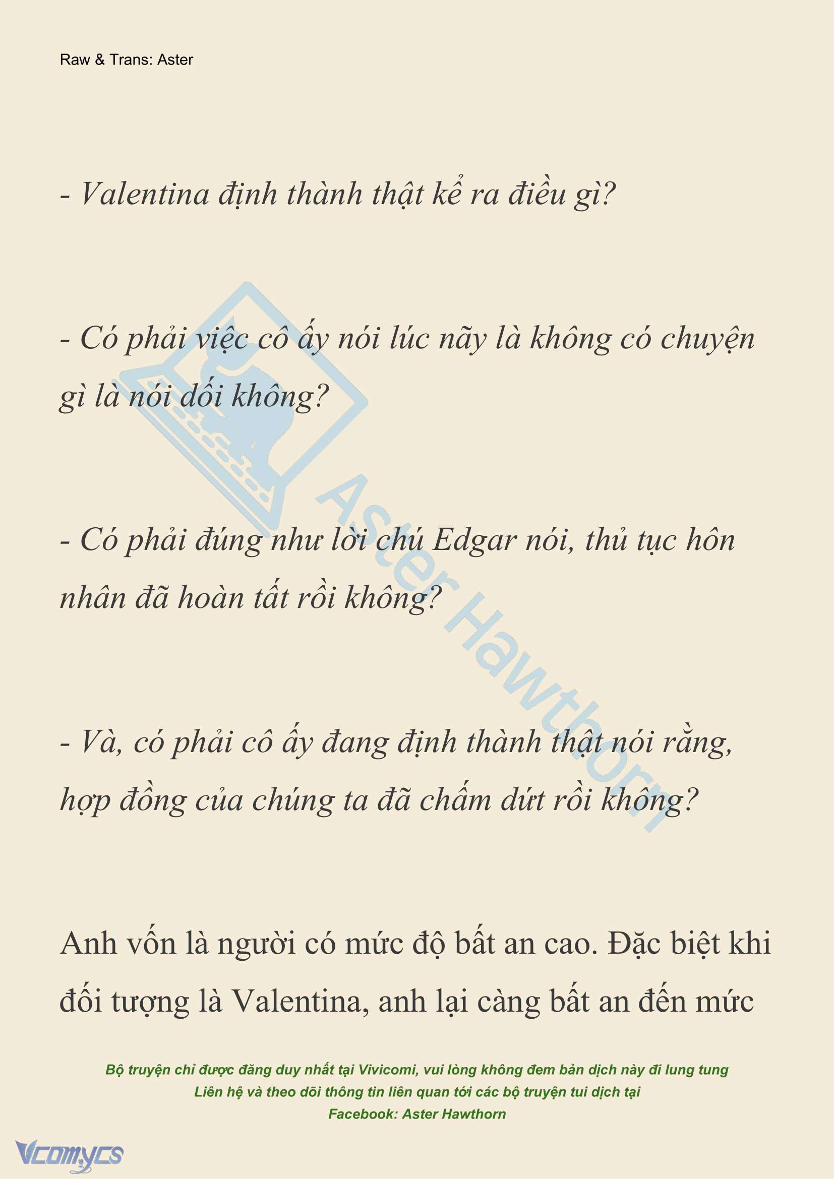 [NOVEL] Thiên Đường Của Valentina Chap 154 - Trang 2