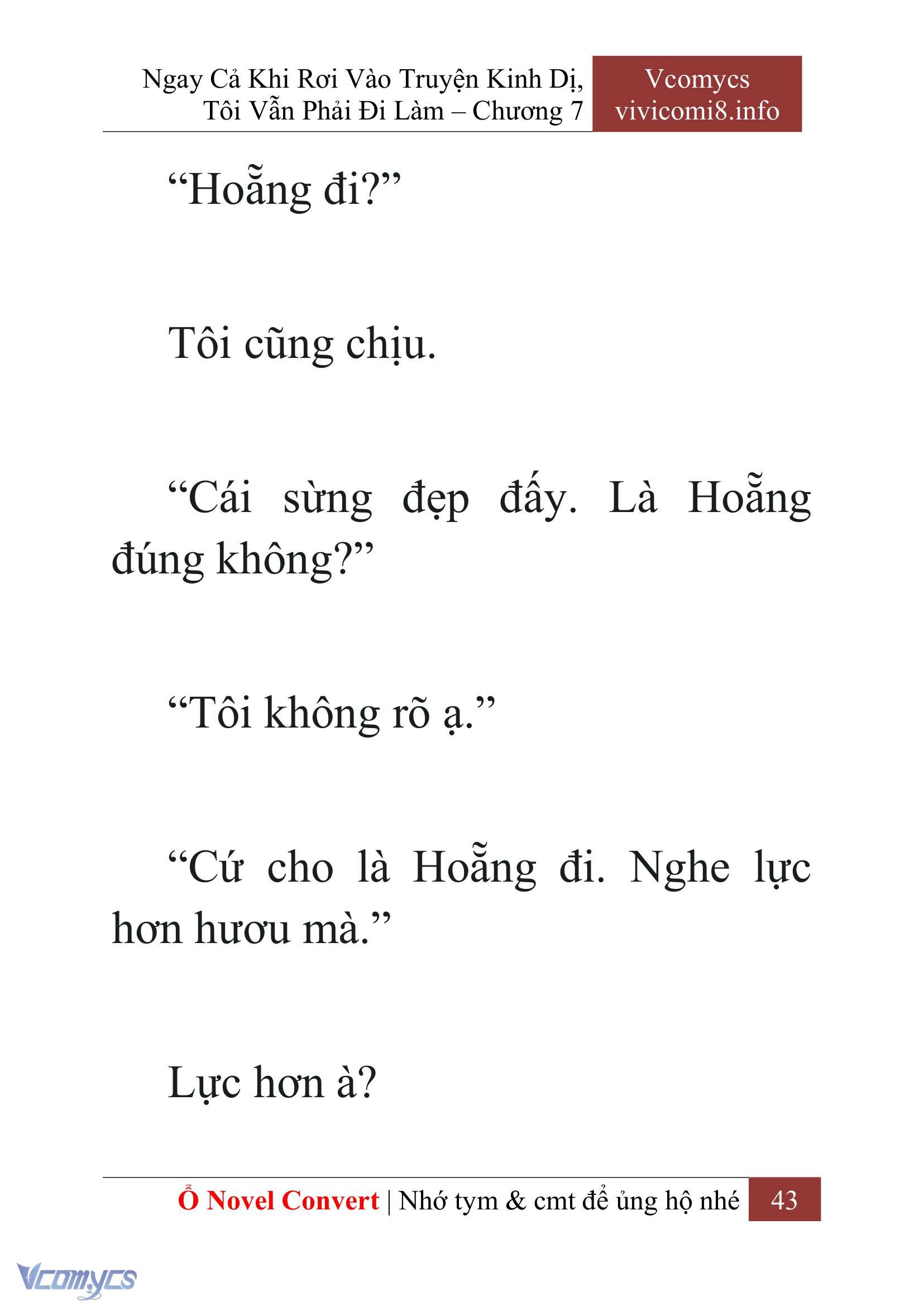 [Novel] Ngay Cả Khi Rơi Vào Truyện Kinh Dị, Tôi Vẫn Phải Đi Làm Chap 7 - Trang 2