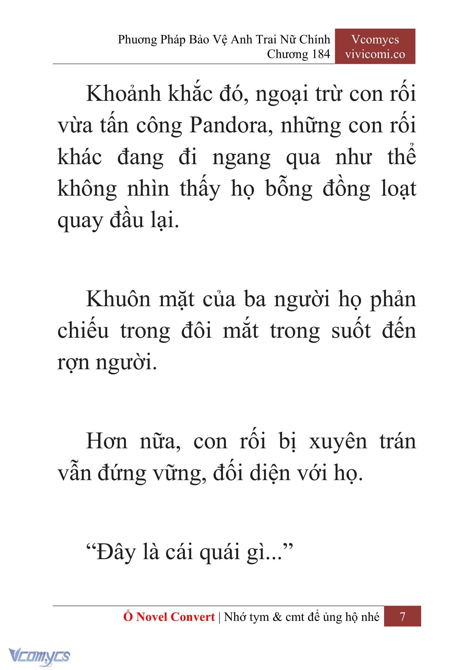 [Novel] Phương Pháp Bảo Vệ Anh Trai Nữ Chính Chap 184 - Trang 2