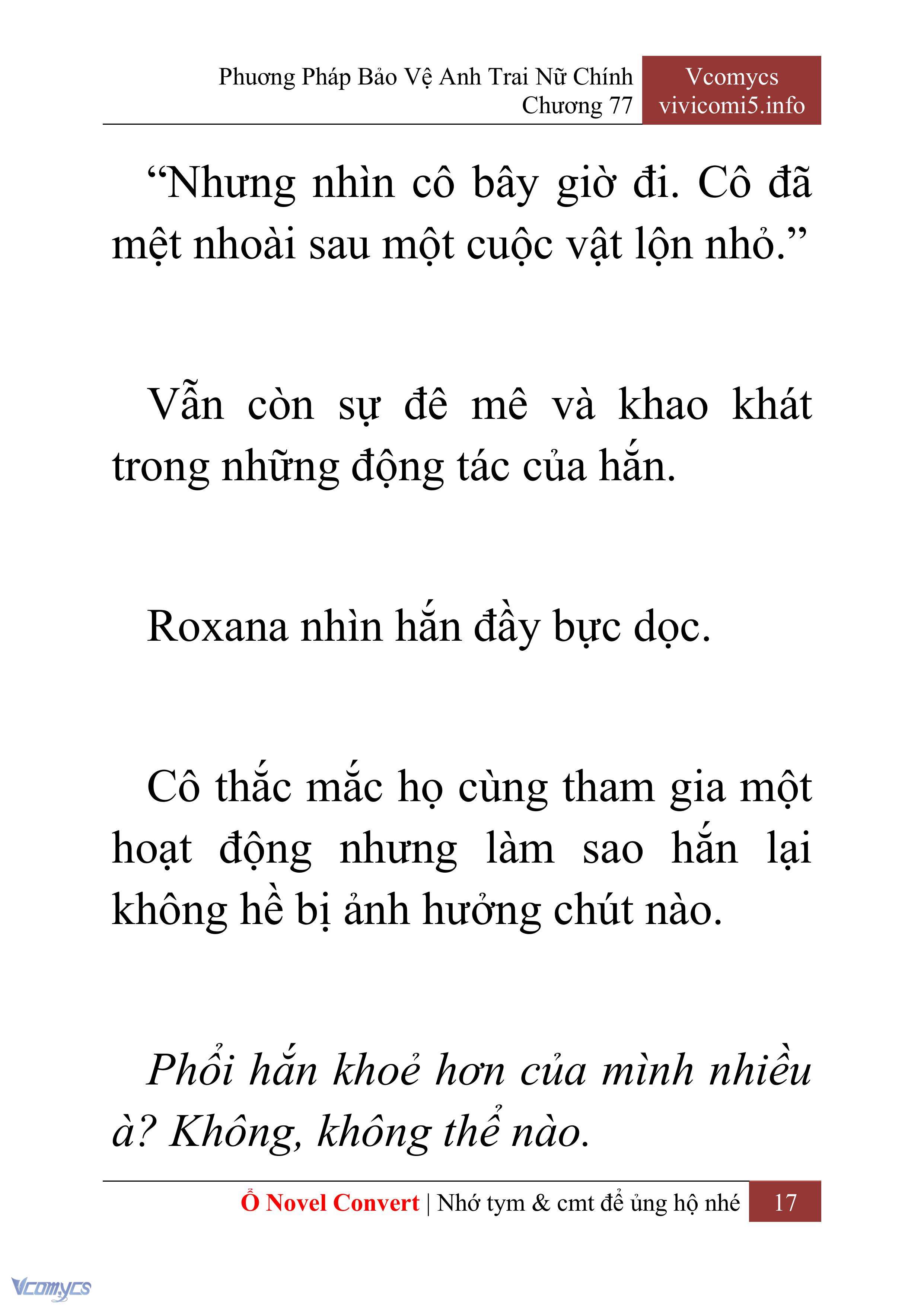 [Novel] Phương Pháp Bảo Vệ Anh Trai Nữ Chính Chap 77 - Trang 2