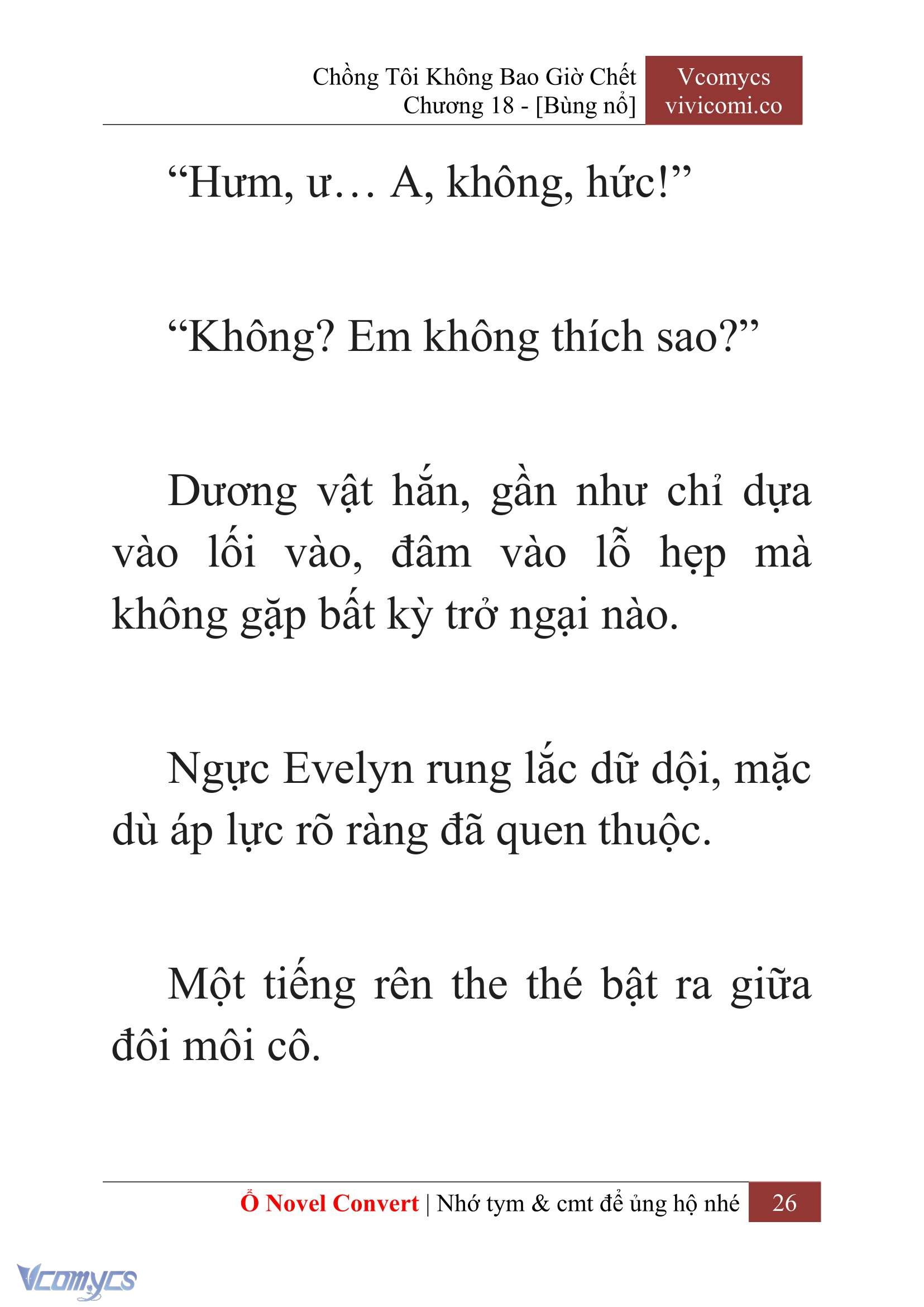 [Novel] Chồng Tôi Không Bao Giờ Chết Chap 18 - Trang 2