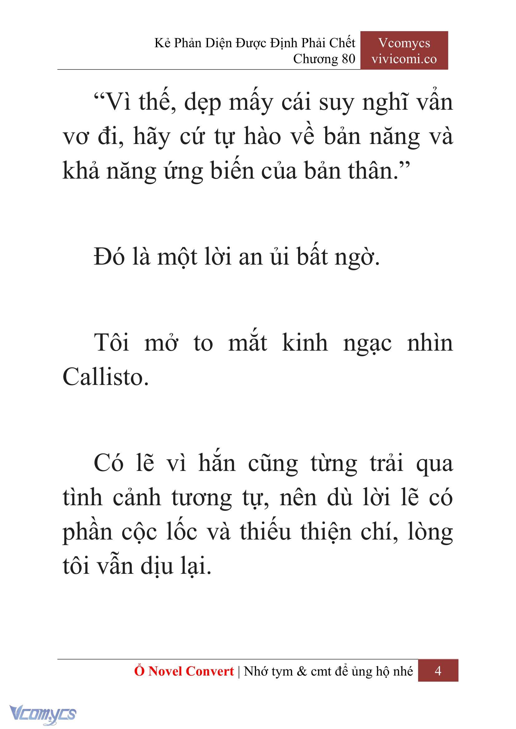 [Novel] Kẻ Phản Diện Được Định Phải Chết Chap 80 - Trang 2