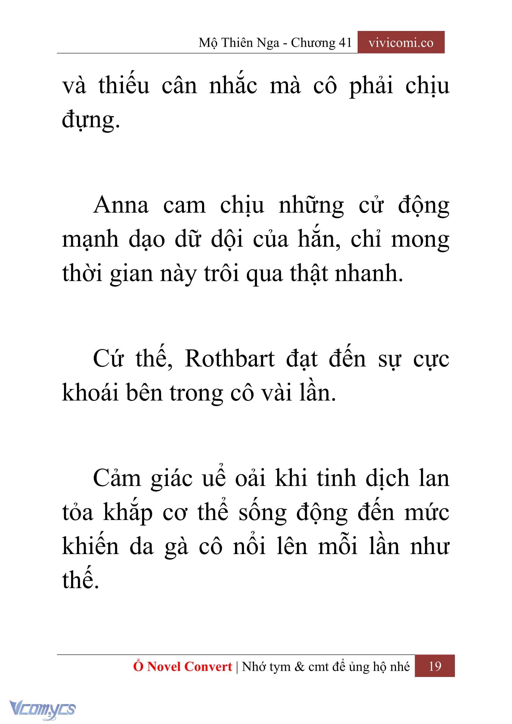 [Novel] Mộ Thiên Nga Chap 41 - Trang 2