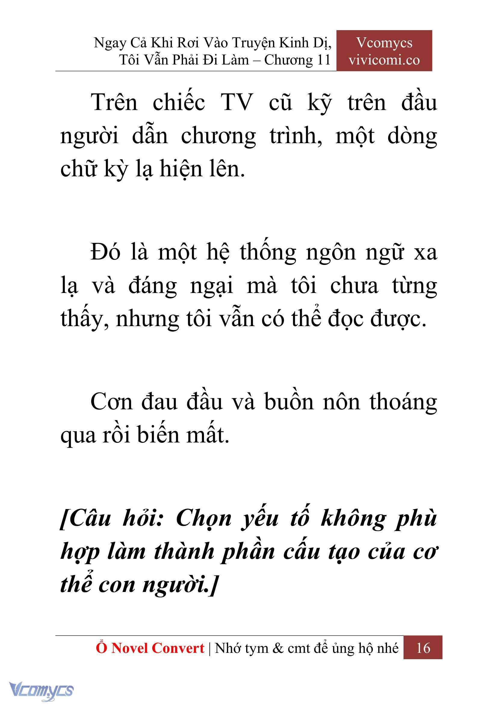 [Novel] Ngay Cả Khi Rơi Vào Truyện Kinh Dị, Tôi Vẫn Phải Đi Làm Chap 11 - Trang 2
