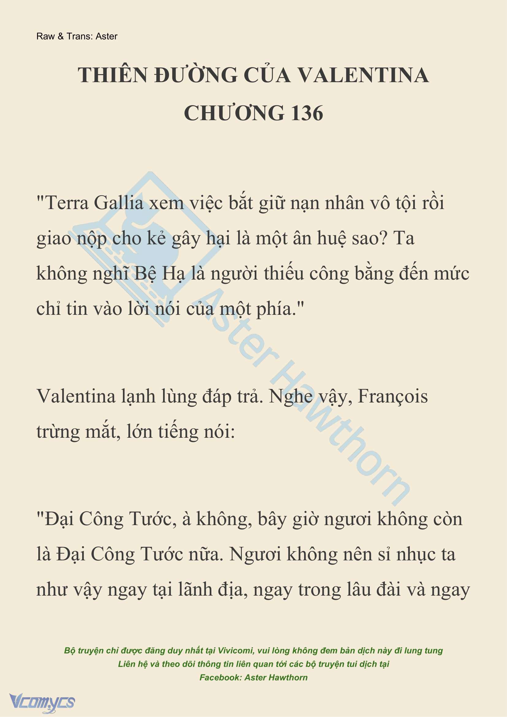 [NOVEL] Thiên Đường Của Valentina Chap 136 - Trang 2