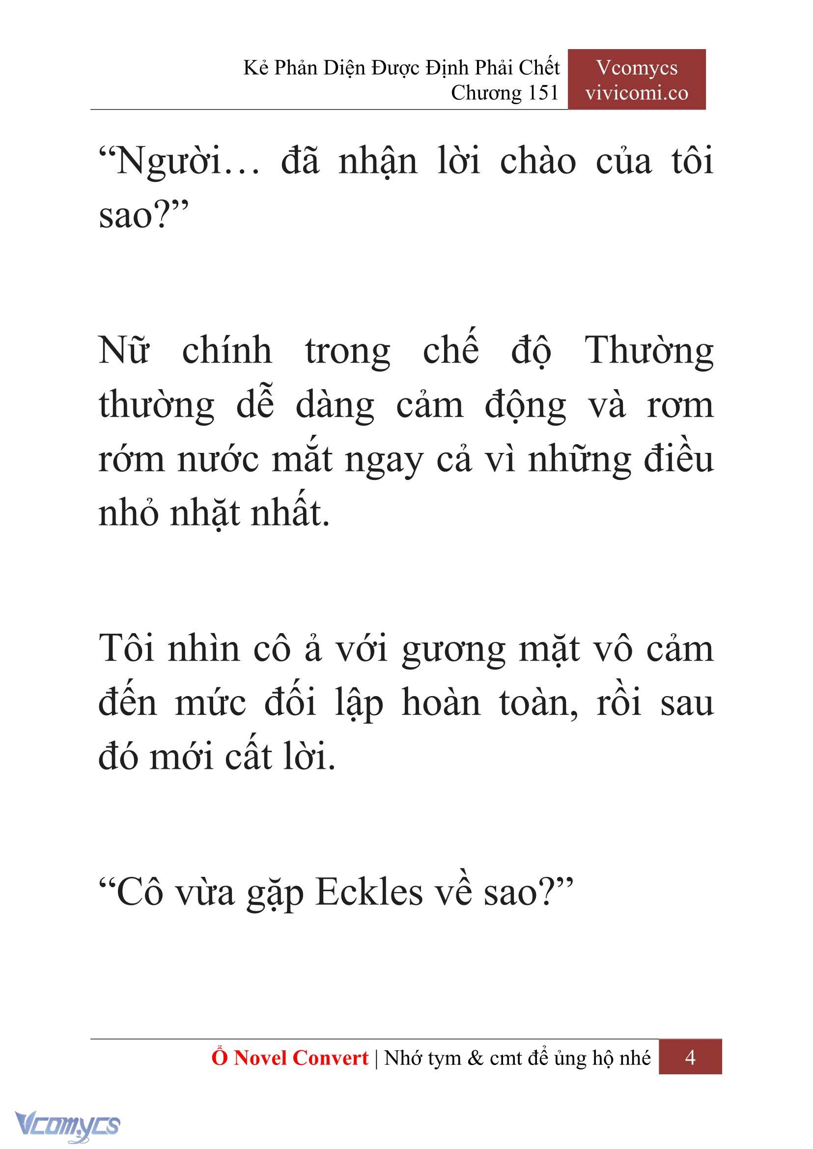 [Novel] Kẻ Phản Diện Được Định Phải Chết Chap 151 - Next Chap 152
