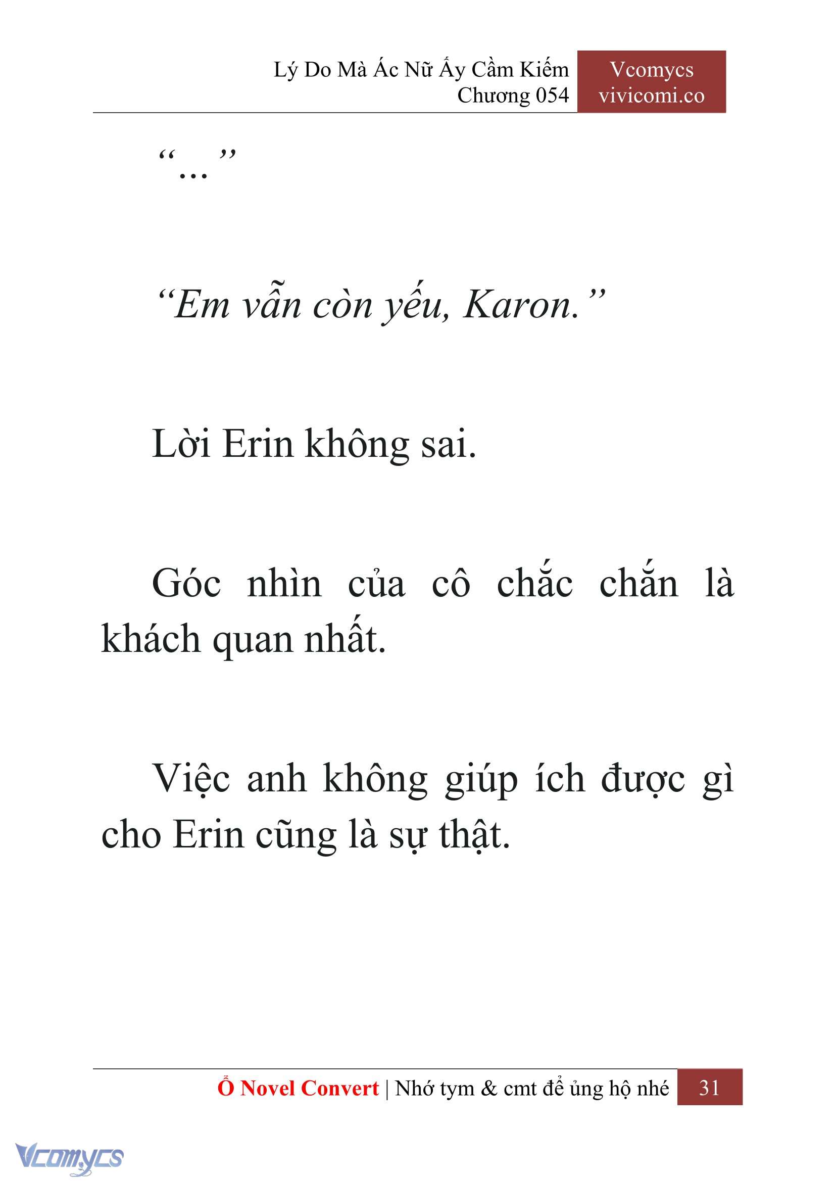 [Novel] Lý Do Mà Ác Nữ Ấy Cầm Kiếm Chap 54 - Trang 2