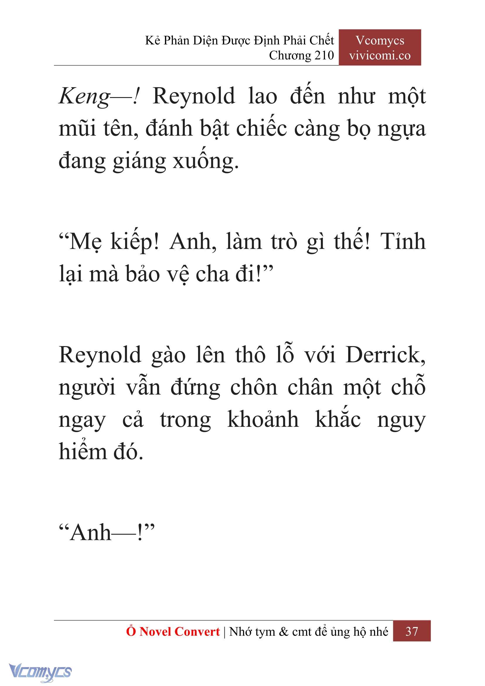 [Novel] Kẻ Phản Diện Được Định Phải Chết Chap 210 - Trang 2