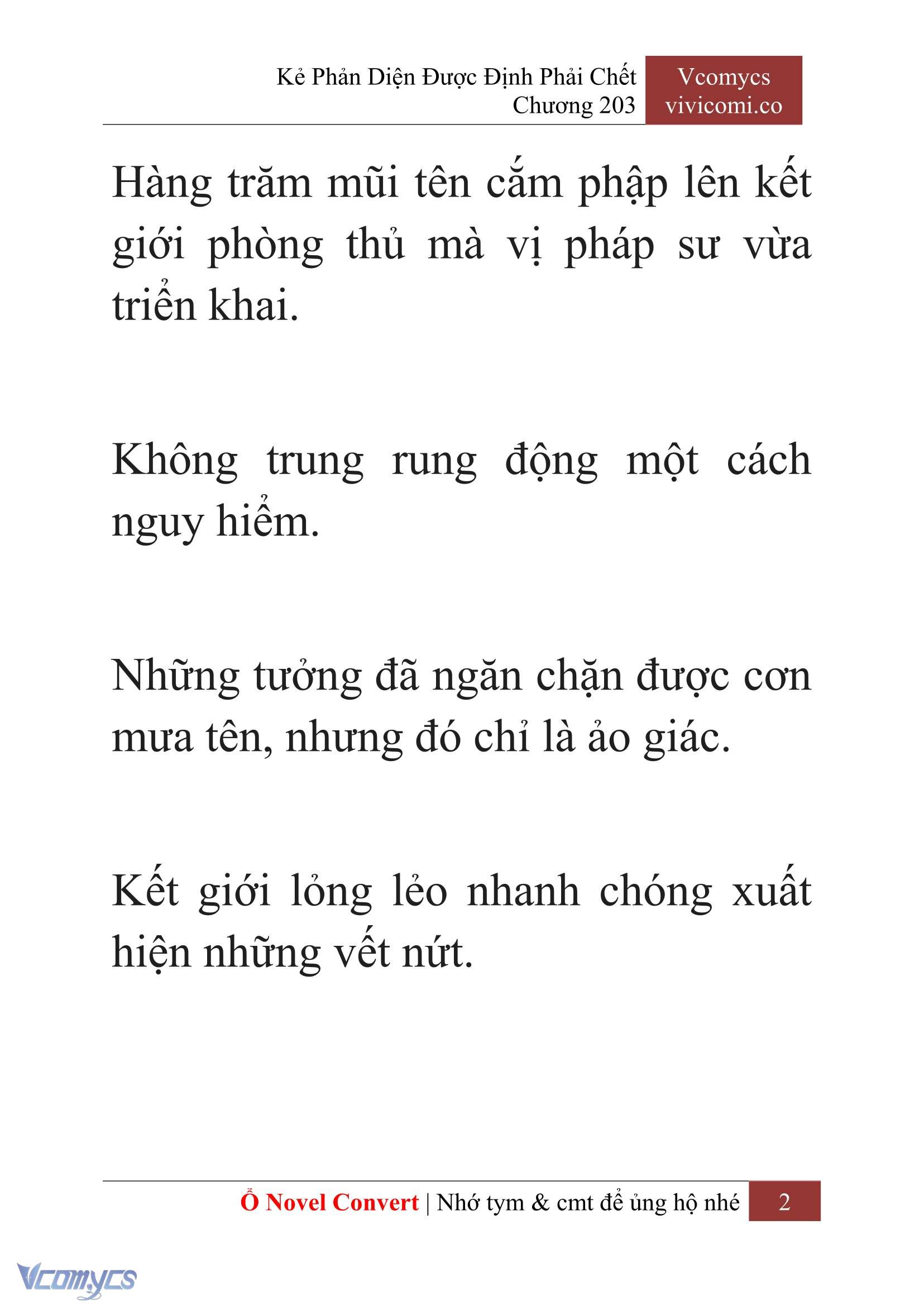 [Novel] Kẻ Phản Diện Được Định Phải Chết Chap 203 - Trang 2