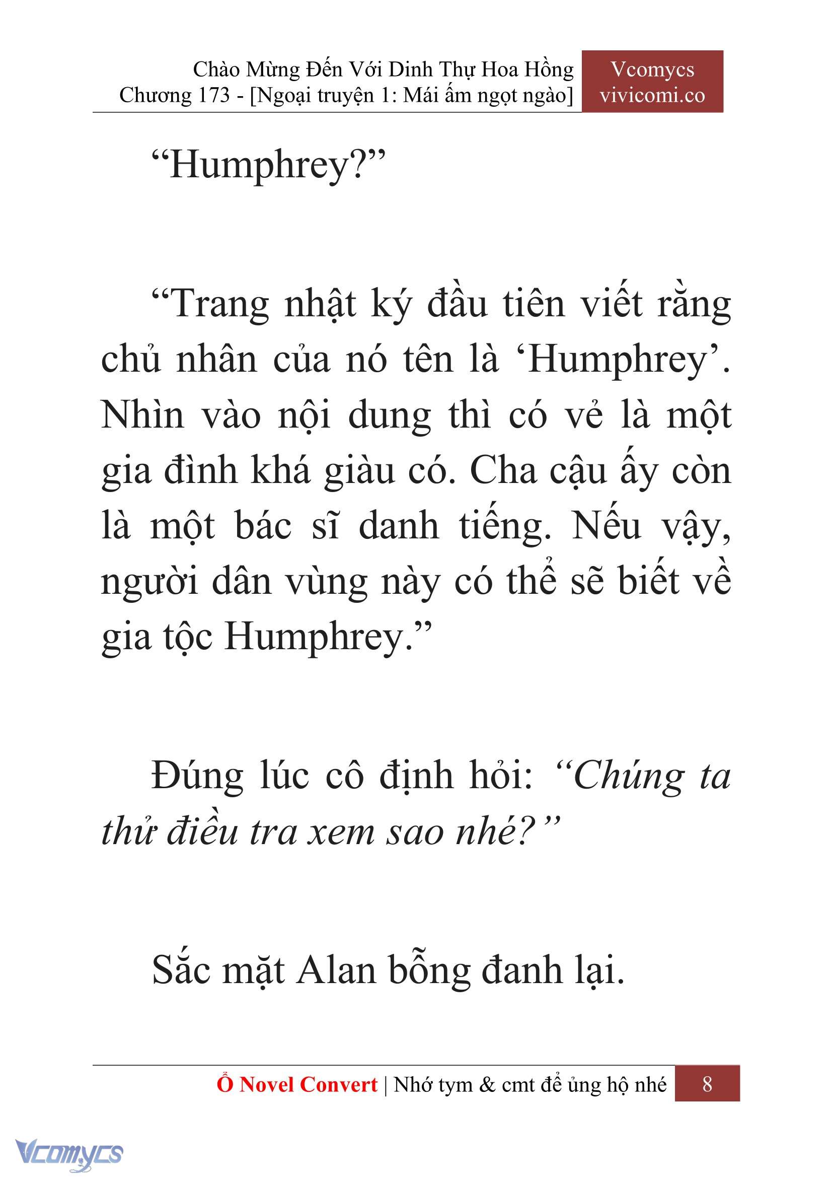 [Novel] Chào Mừng Đến Với Dinh Thự Hoa Hồng Chap 173 - Trang 2