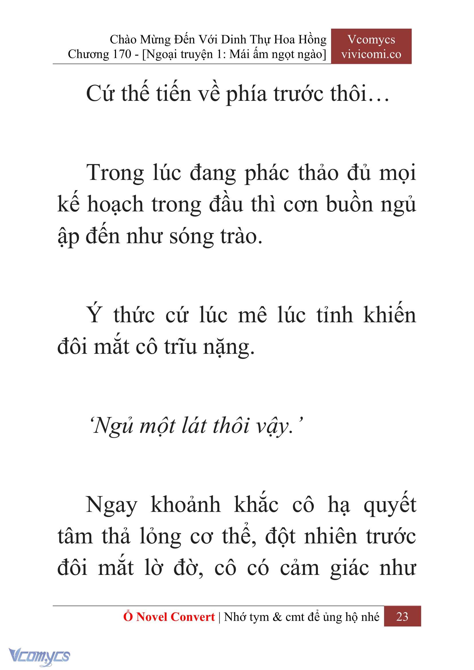 [Novel] Chào Mừng Đến Với Dinh Thự Hoa Hồng Chap 170 - Trang 2