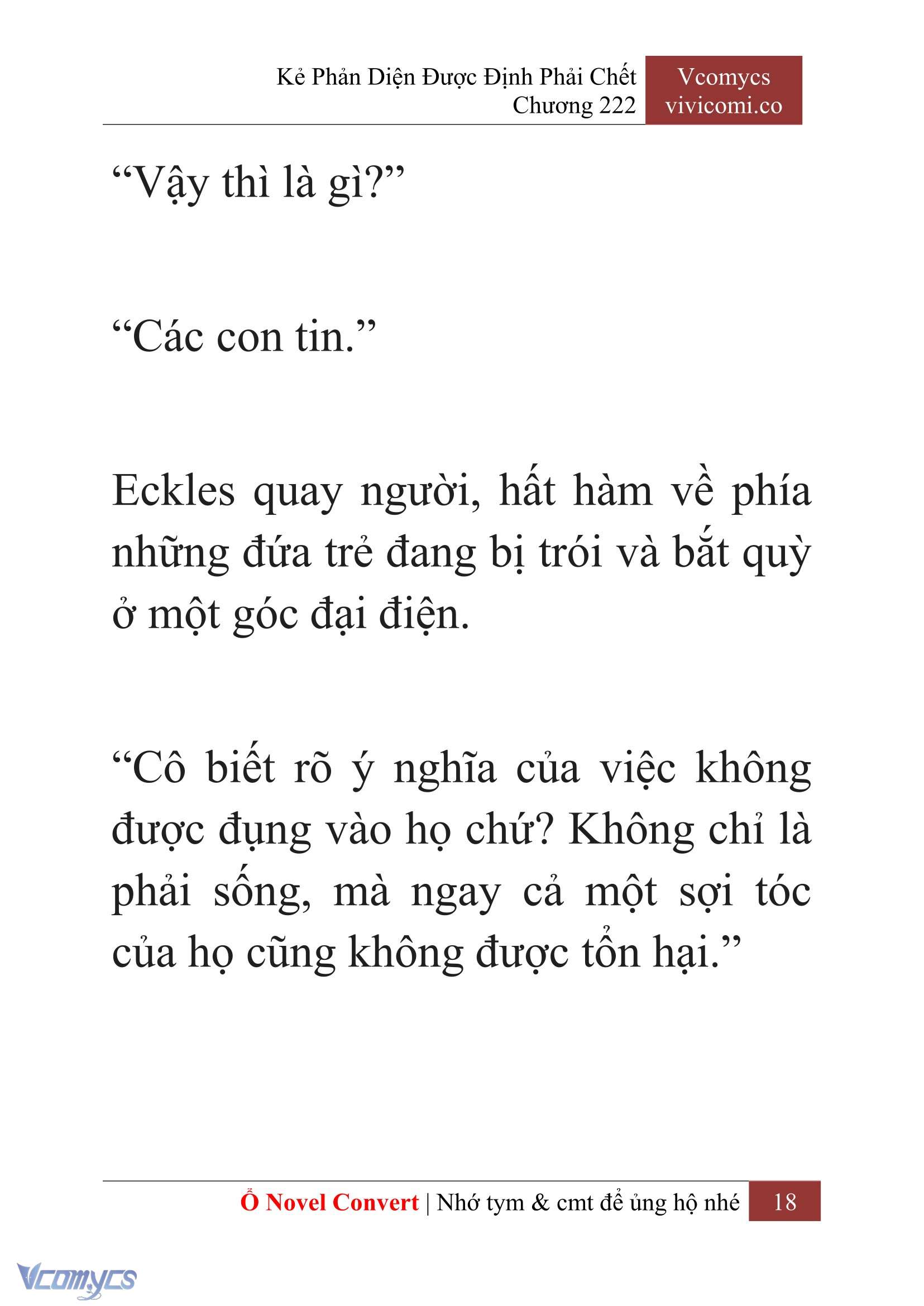 [Novel] Kẻ Phản Diện Được Định Phải Chết Chap 222 - Next Chap 223