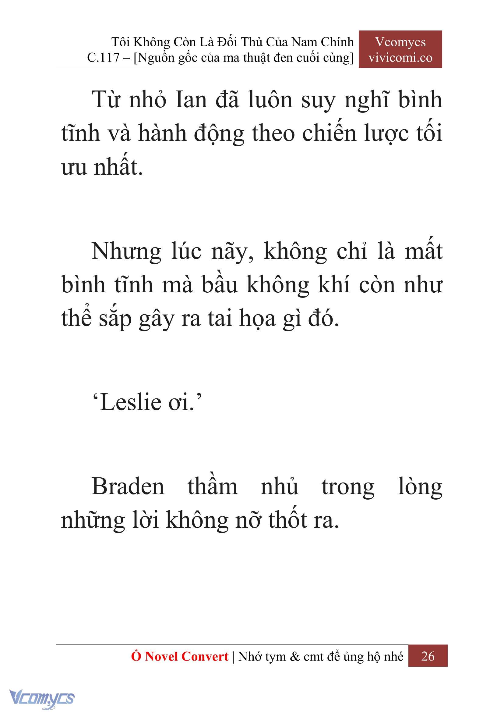 [Novel] Tôi Không Còn Là Đối Thủ Của Nam Chính Chap 117 - Trang 2