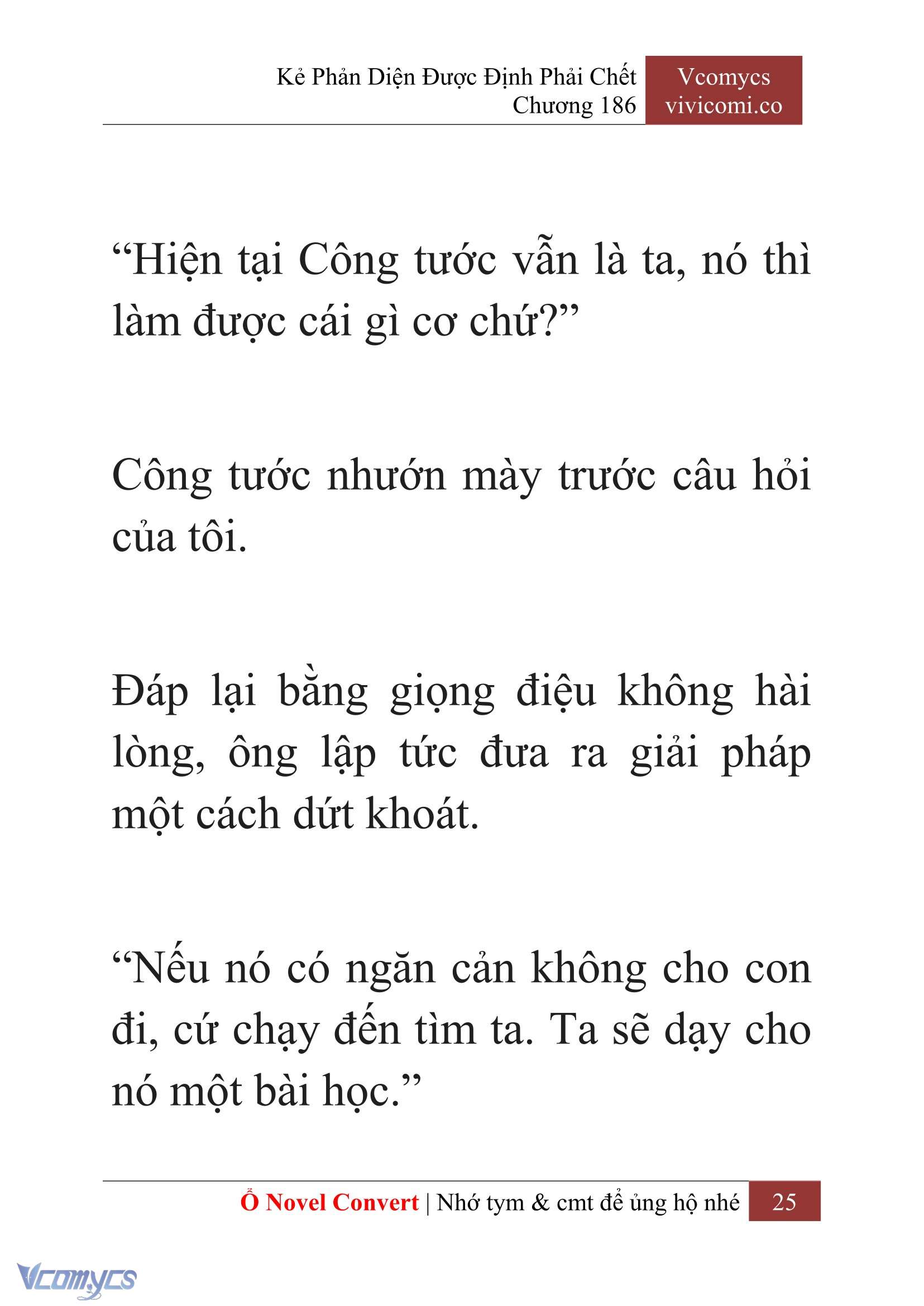 [Novel] Kẻ Phản Diện Được Định Phải Chết Chap 186 - Next Chap 187