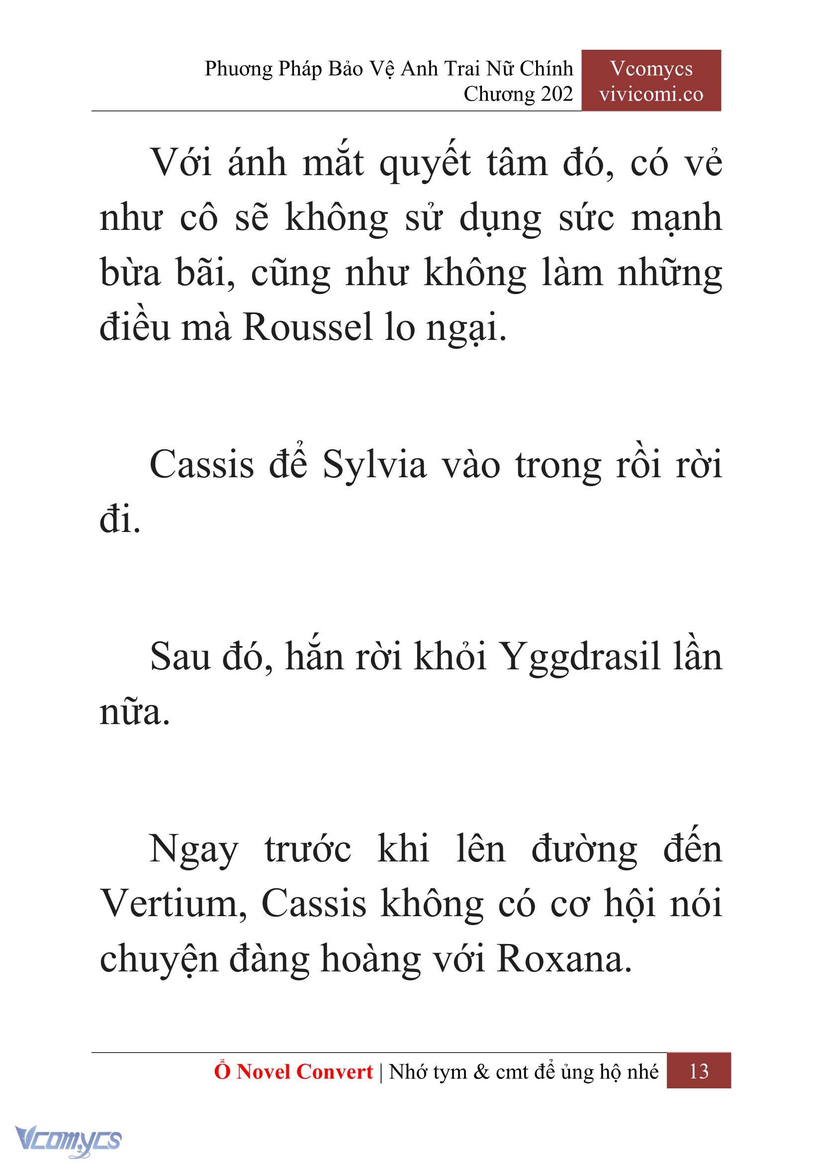 [Novel] Phương Pháp Bảo Vệ Anh Trai Nữ Chính Chap 202 - Trang 2