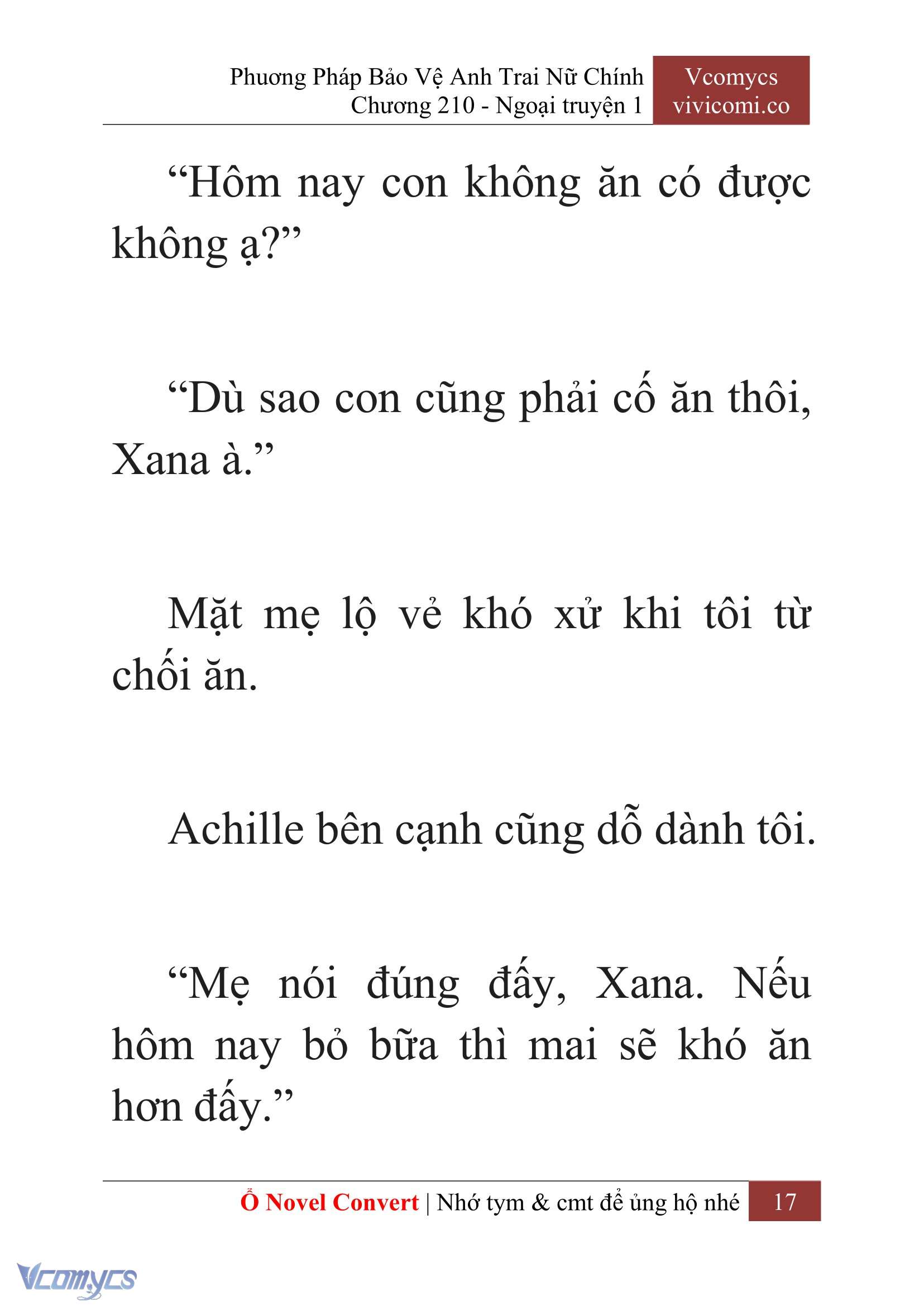 [Novel] Phương Pháp Bảo Vệ Anh Trai Nữ Chính Chap 210 - Trang 2