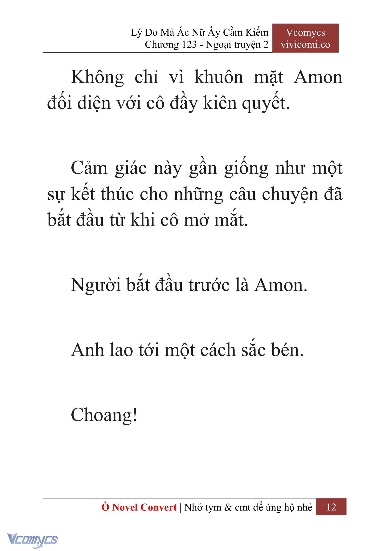 [Novel] Lý Do Mà Ác Nữ Ấy Cầm Kiếm Chap 123 - Trang 2