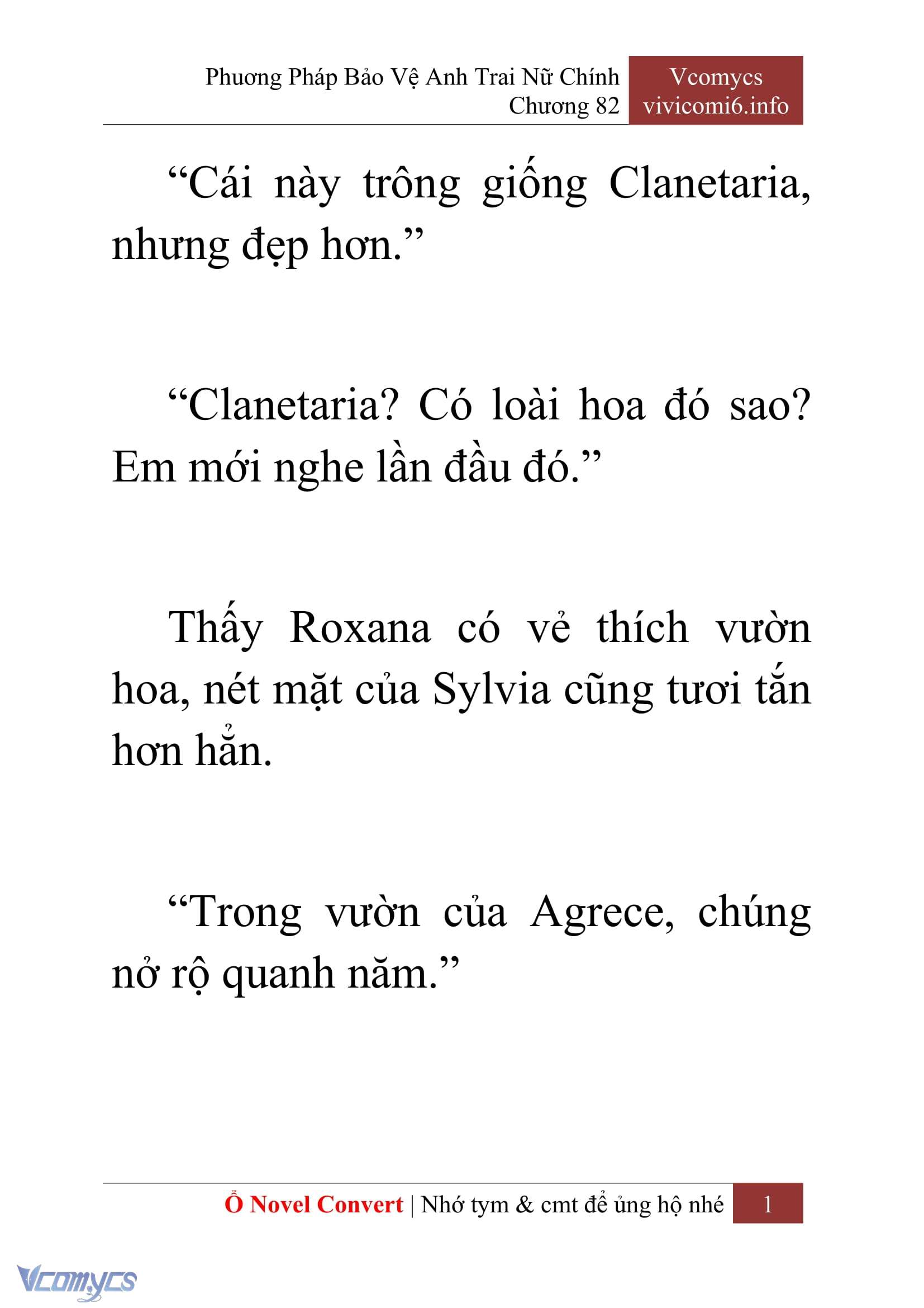 [Novel] Phương Pháp Bảo Vệ Anh Trai Nữ Chính Chap 82 - Trang 2