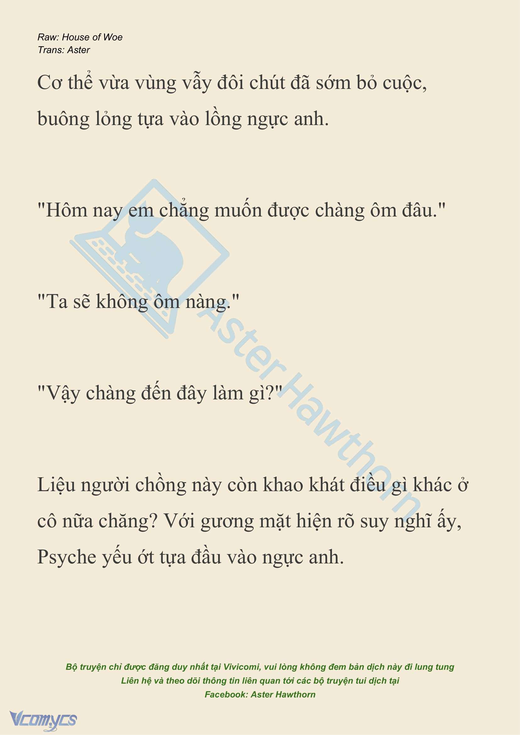 [NOVEL] Dành Cho Các Nữ Thần: Dành cho Psyche Chap 27 - Trang 2