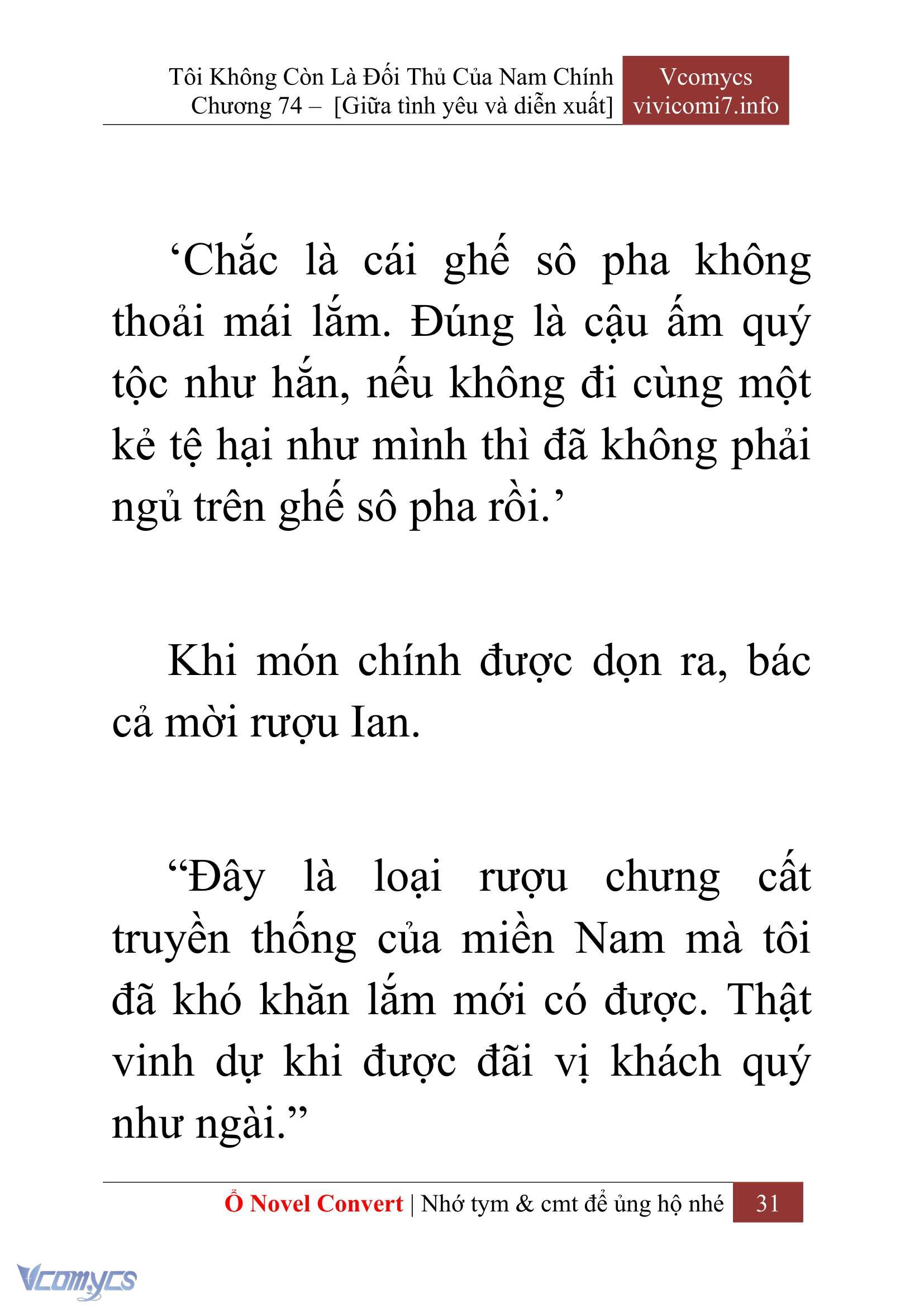 [Novel] Tôi Không Còn Là Đối Thủ Của Nam Chính Chap 74 - Trang 2