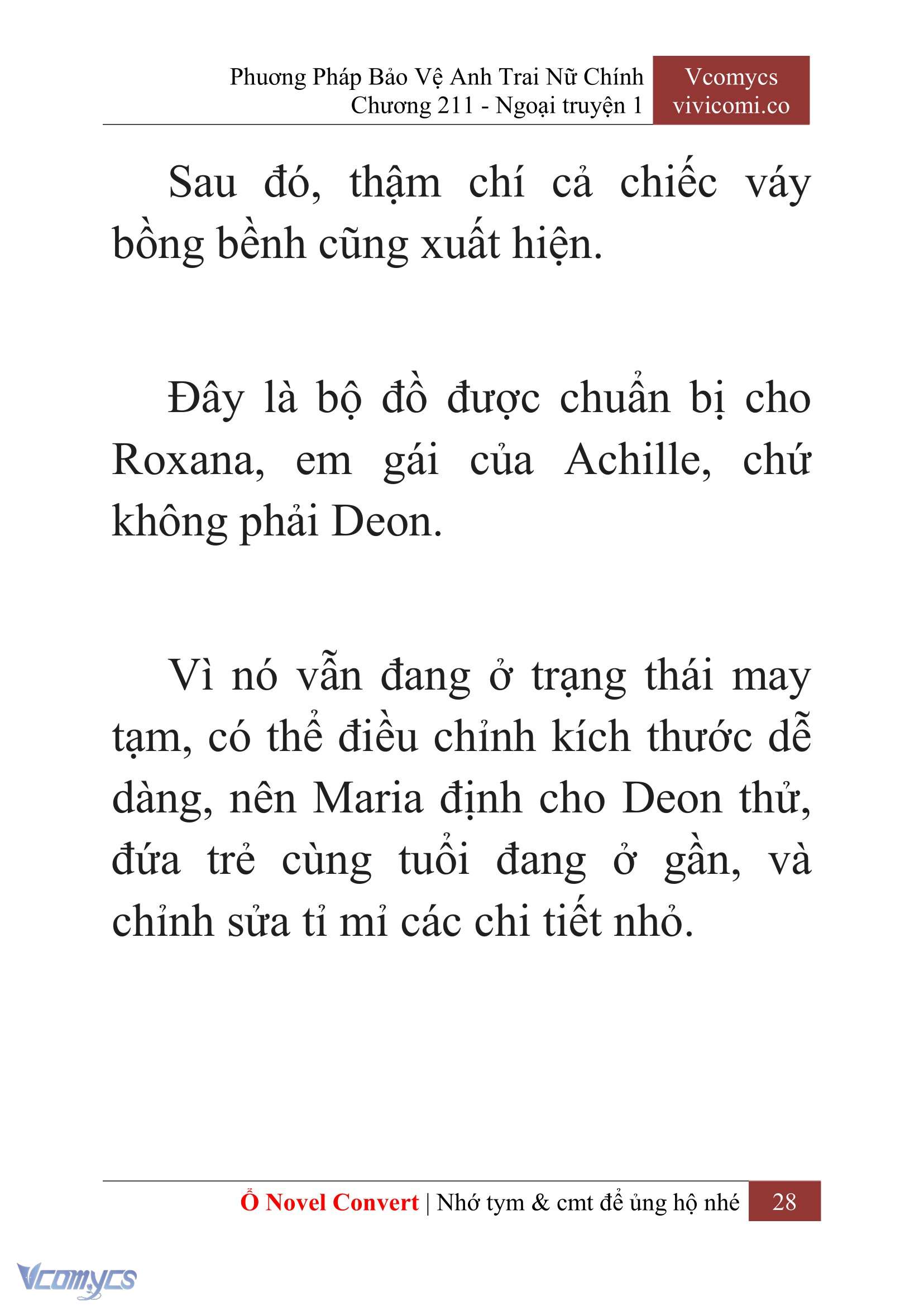 [Novel] Phương Pháp Bảo Vệ Anh Trai Nữ Chính Chap 211 - Trang 2