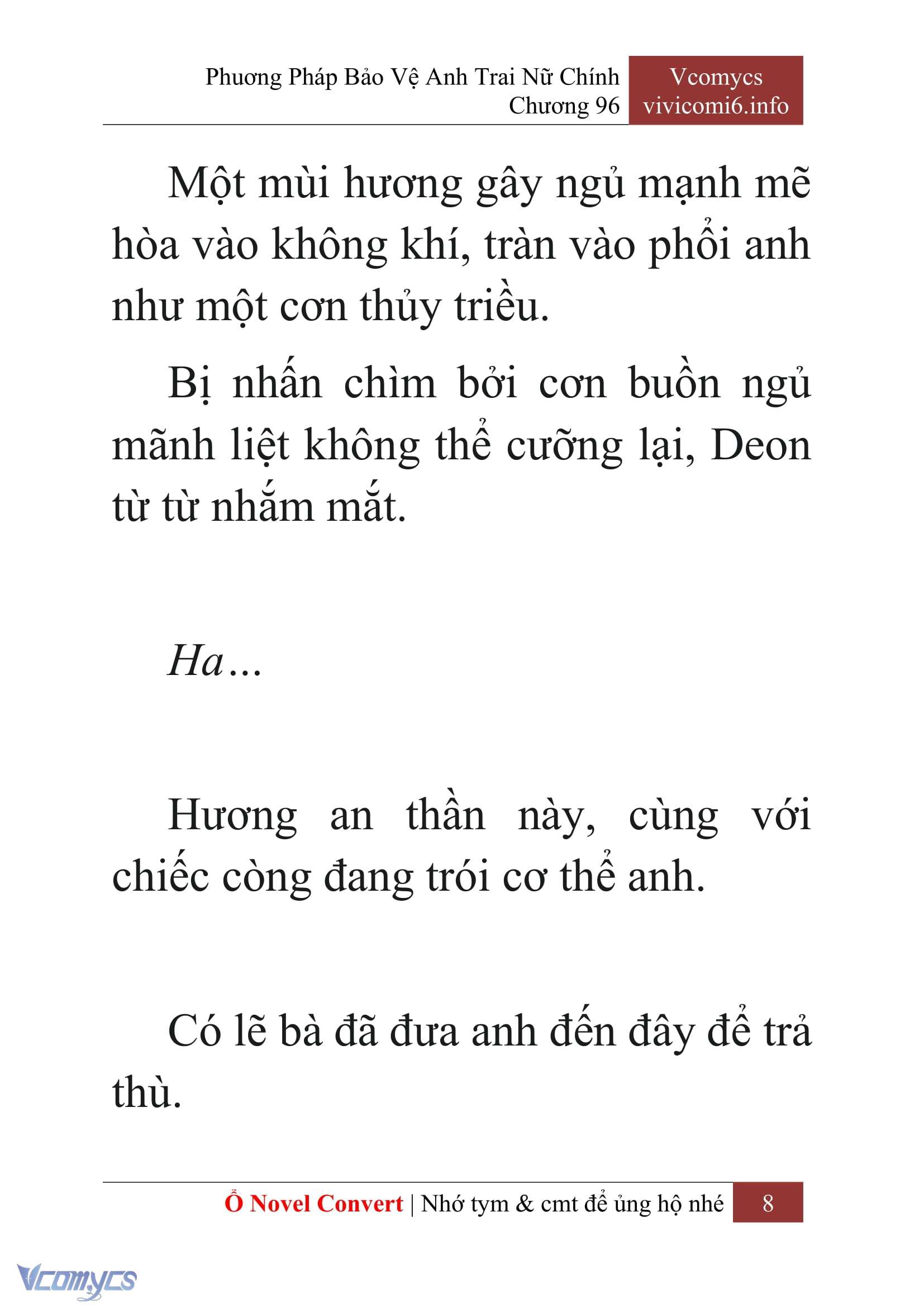 [Novel] Phương Pháp Bảo Vệ Anh Trai Nữ Chính Chap 96 - Trang 2