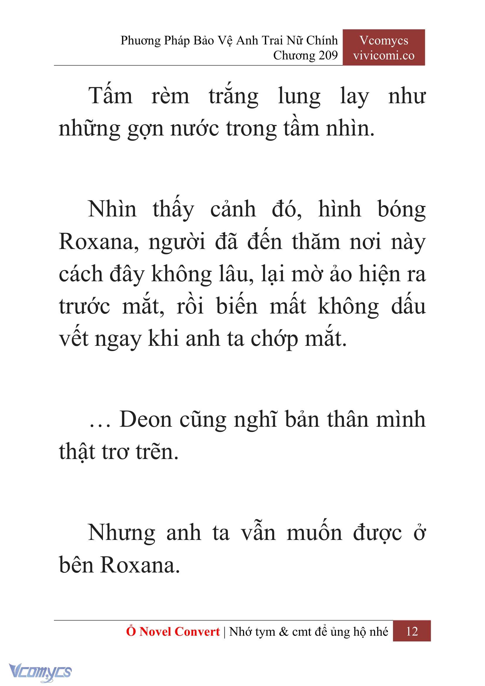 [Novel] Phương Pháp Bảo Vệ Anh Trai Nữ Chính Chap 209 - Trang 2