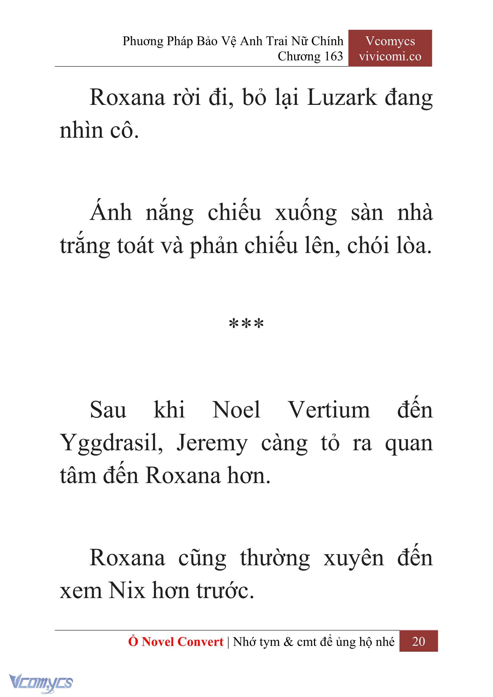 [Novel] Phương Pháp Bảo Vệ Anh Trai Nữ Chính Chap 163 - Trang 2