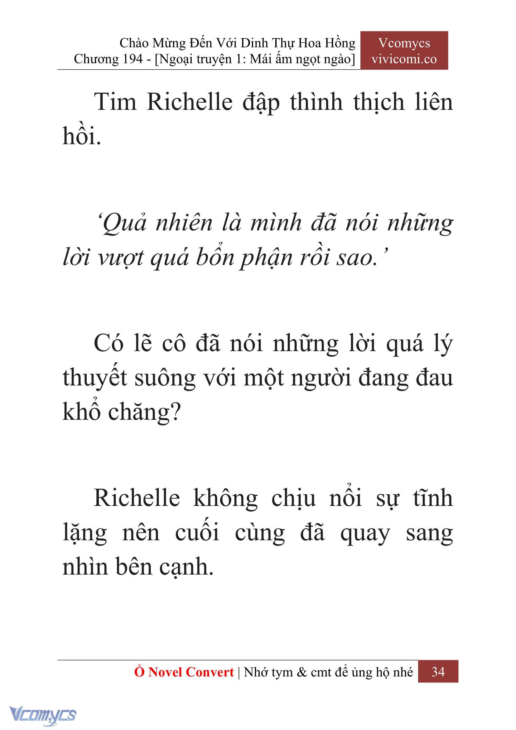 [Novel] Chào Mừng Đến Với Dinh Thự Hoa Hồng Chap 194 - Trang 2