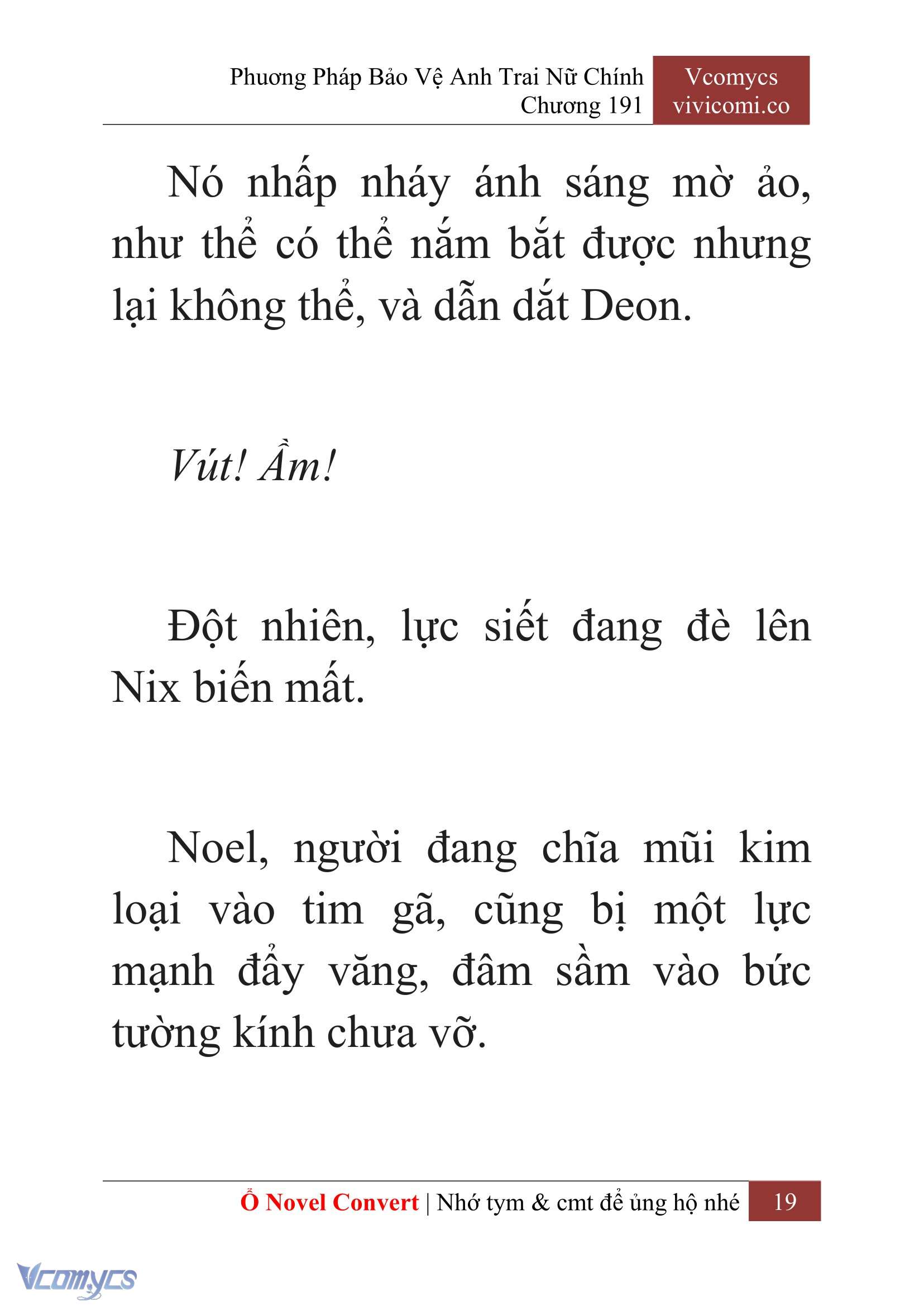 [Novel] Phương Pháp Bảo Vệ Anh Trai Nữ Chính Chap 191 - Trang 2