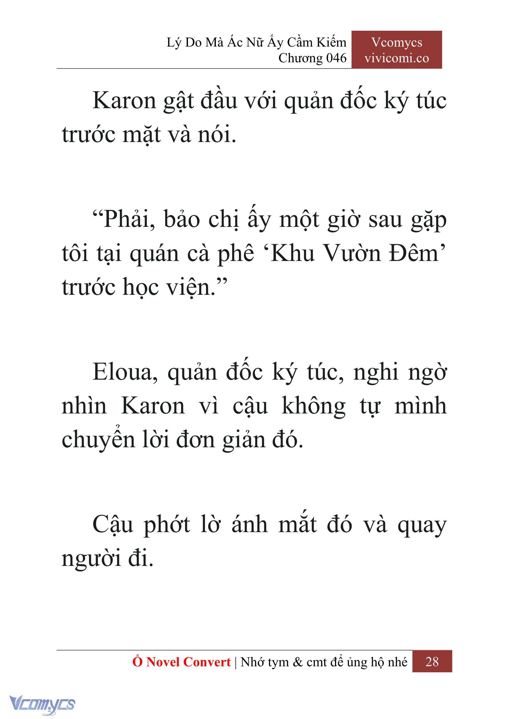 [Novel] Lý Do Mà Ác Nữ Ấy Cầm Kiếm Chap 46 - Trang 2