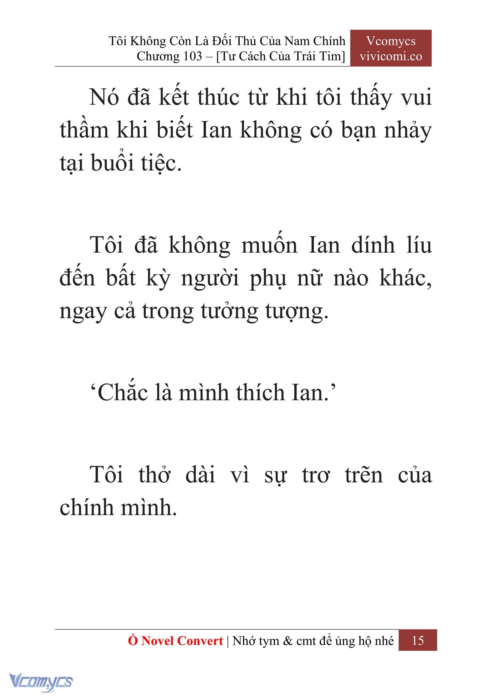[Novel] Tôi Không Còn Là Đối Thủ Của Nam Chính Chap 103 - Trang 2