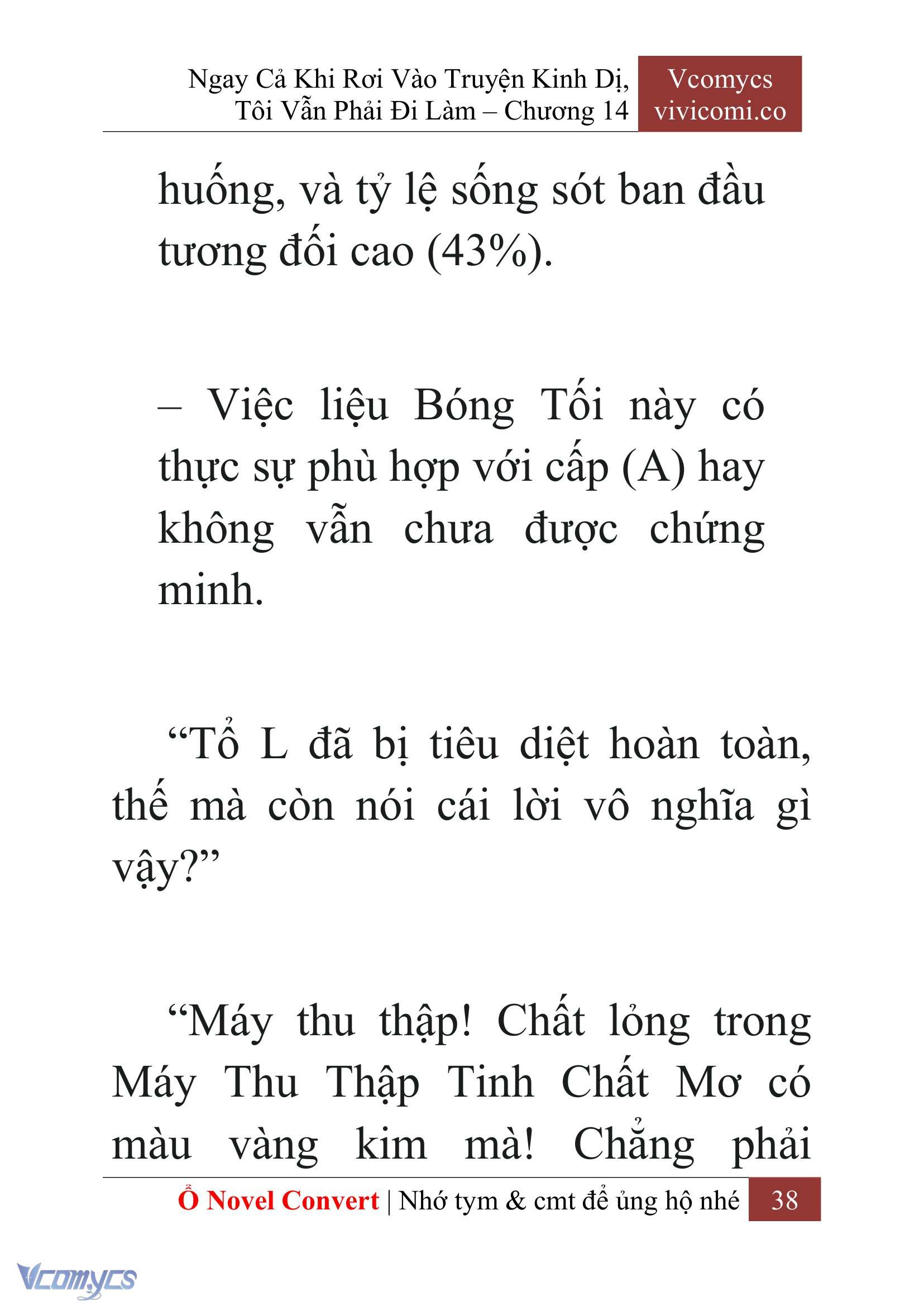 [Novel] Ngay Cả Khi Rơi Vào Truyện Kinh Dị, Tôi Vẫn Phải Đi Làm Chap 14 - Trang 2