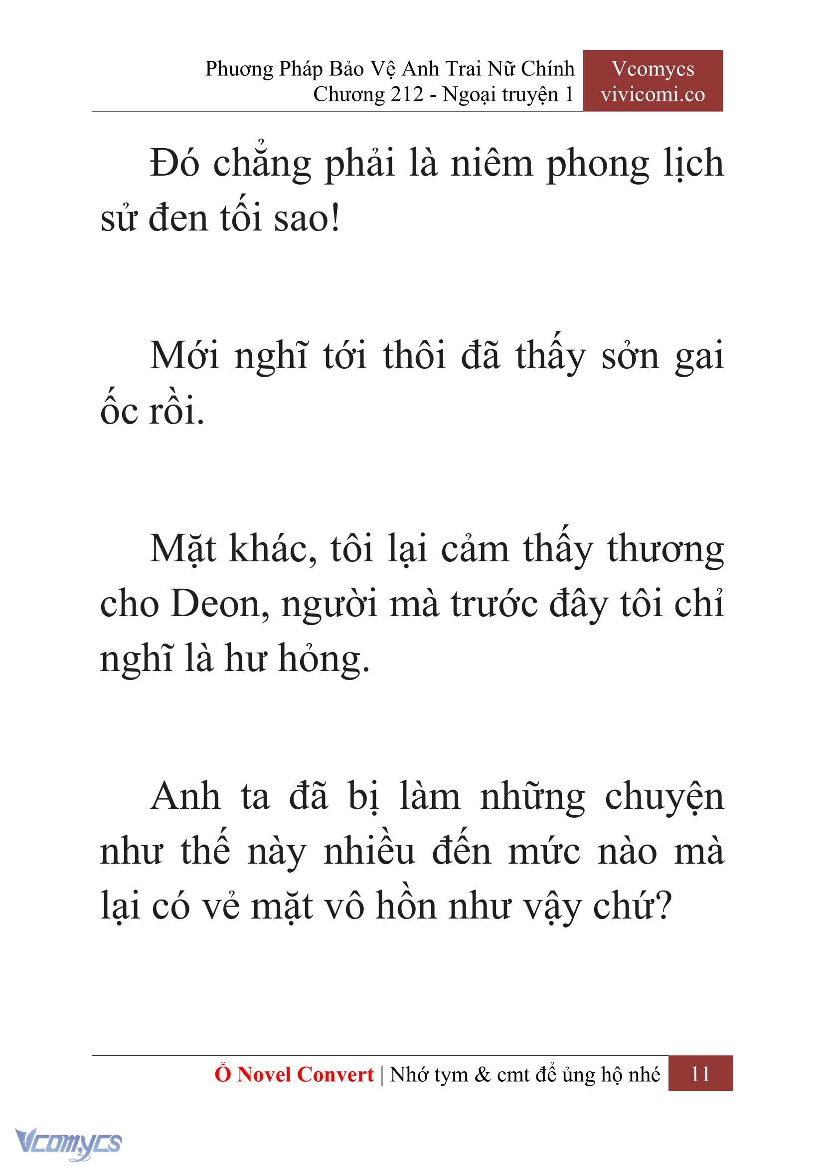 [Novel] Phương Pháp Bảo Vệ Anh Trai Nữ Chính Chap 212 - Trang 2