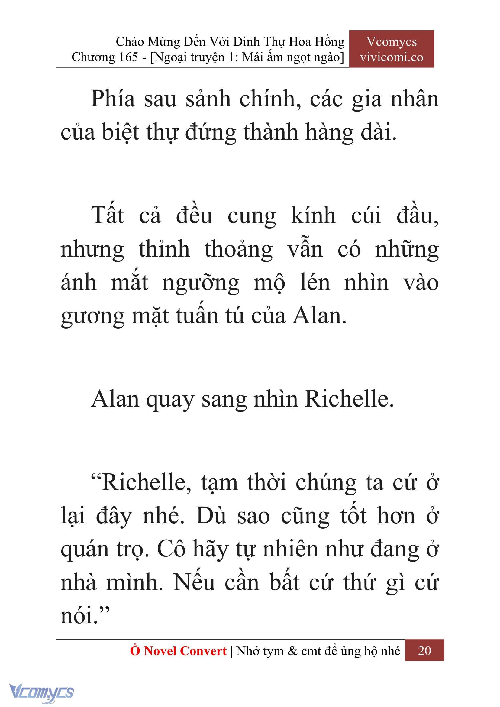 [Novel] Chào Mừng Đến Với Dinh Thự Hoa Hồng Chap 165 - Trang 2